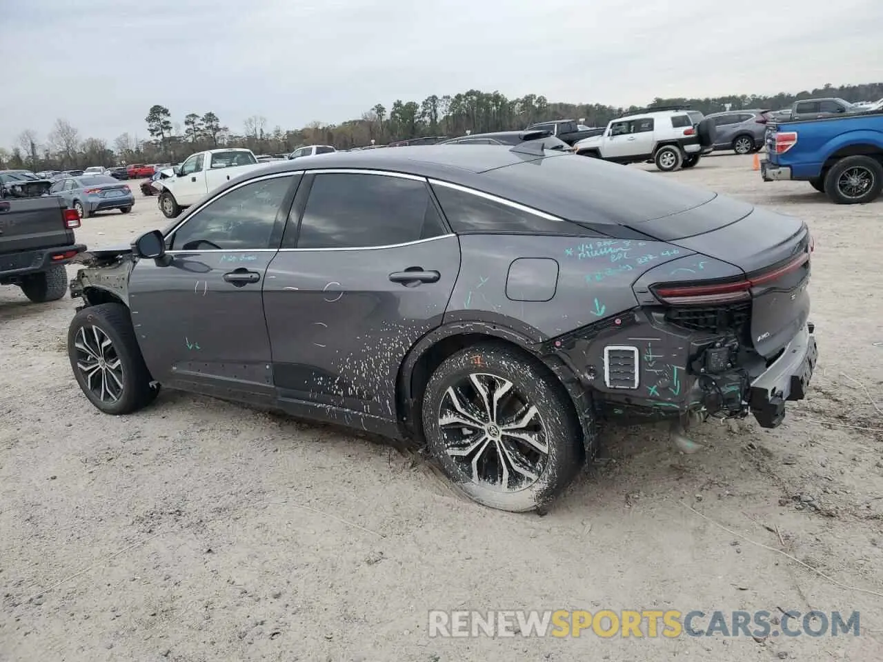 2 Photograph of a damaged car JTDAAAAF2P3004280 TOYOTA CROWN XLE 2023