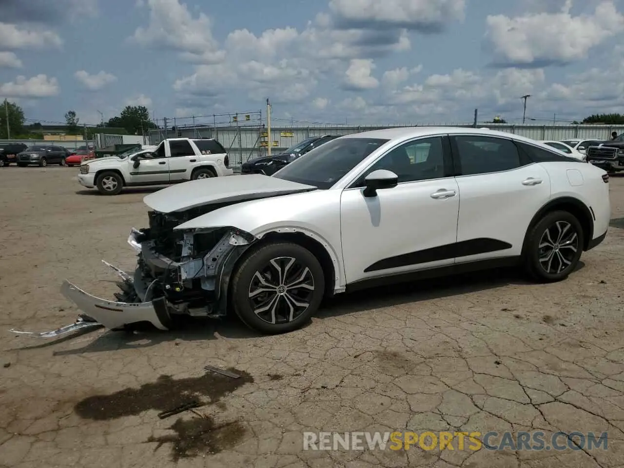 1 Photograph of a damaged car JTDAAAAF0R3021792 TOYOTA CROWN XLE 2024
