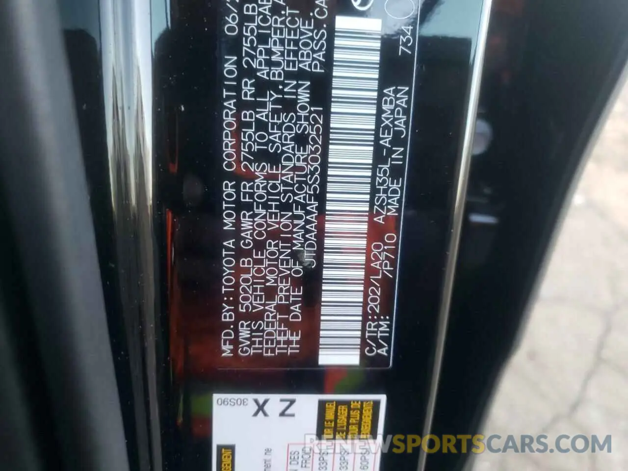 12 Photograph of a damaged car JTDAAAAF5S3032521 TOYOTA CROWN XLE 2025