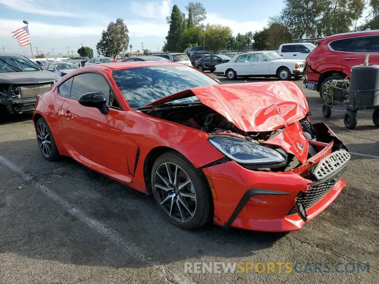 4 Photograph of a damaged car JF1ZNBC11P8759329 TOYOTA GR 86 2023