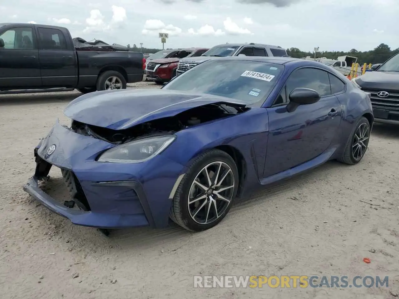 1 Photograph of a damaged car JF1ZNBC18P8763359 TOYOTA GR 86 2023