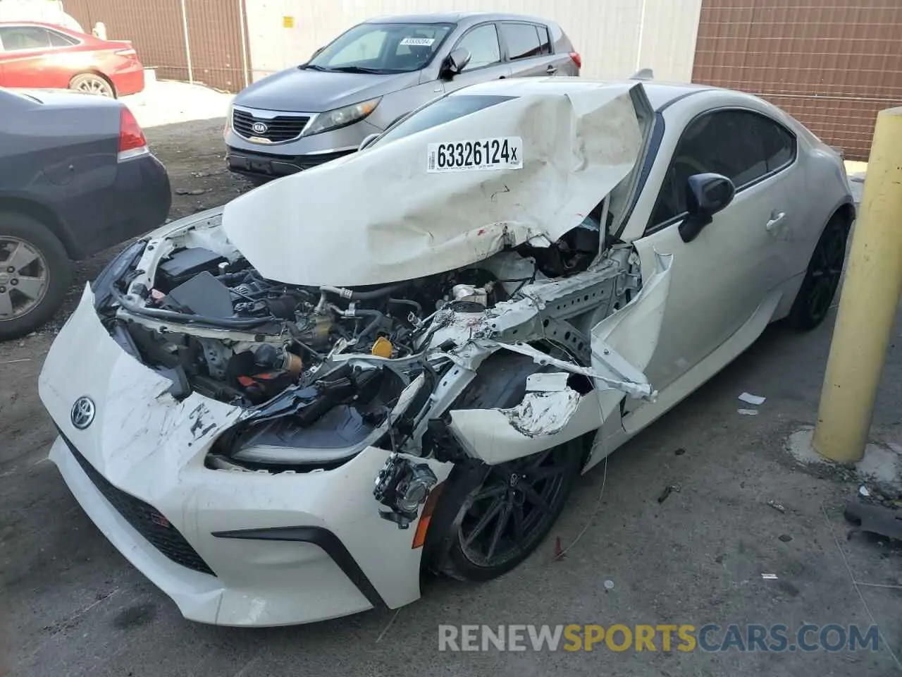 1 Photograph of a damaged car JF1ZNBE17P9763652 TOYOTA GR 86 PREM 2023