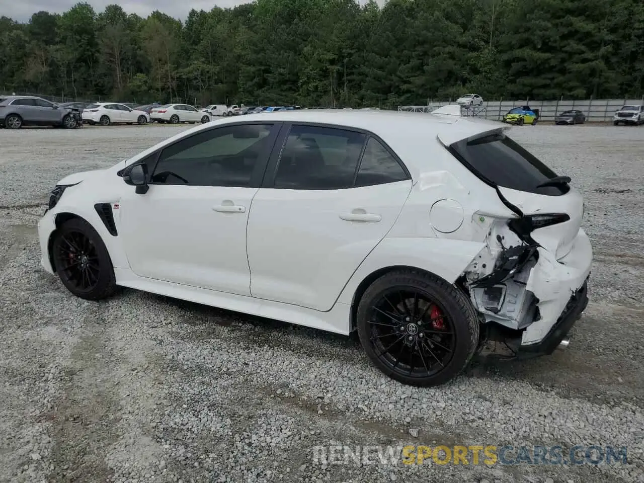 2 Photograph of a damaged car JTNABAAE1PA002368 TOYOTA GR COROLLA 2023