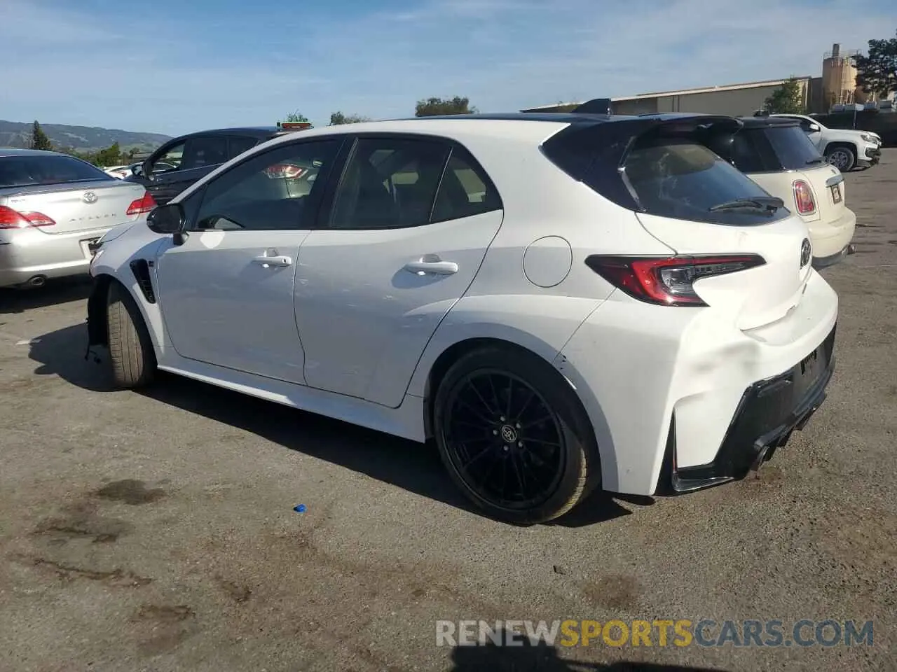 2 Photograph of a damaged car JTNABAAE1PA006078 TOYOTA GR COROLLA 2023