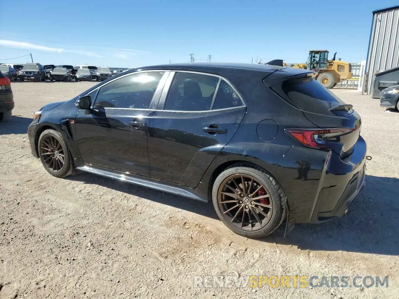 2 Фотография поврежденного автомобиля JTNABAAE2PA001374 TOYOTA GR COROLLA 2023