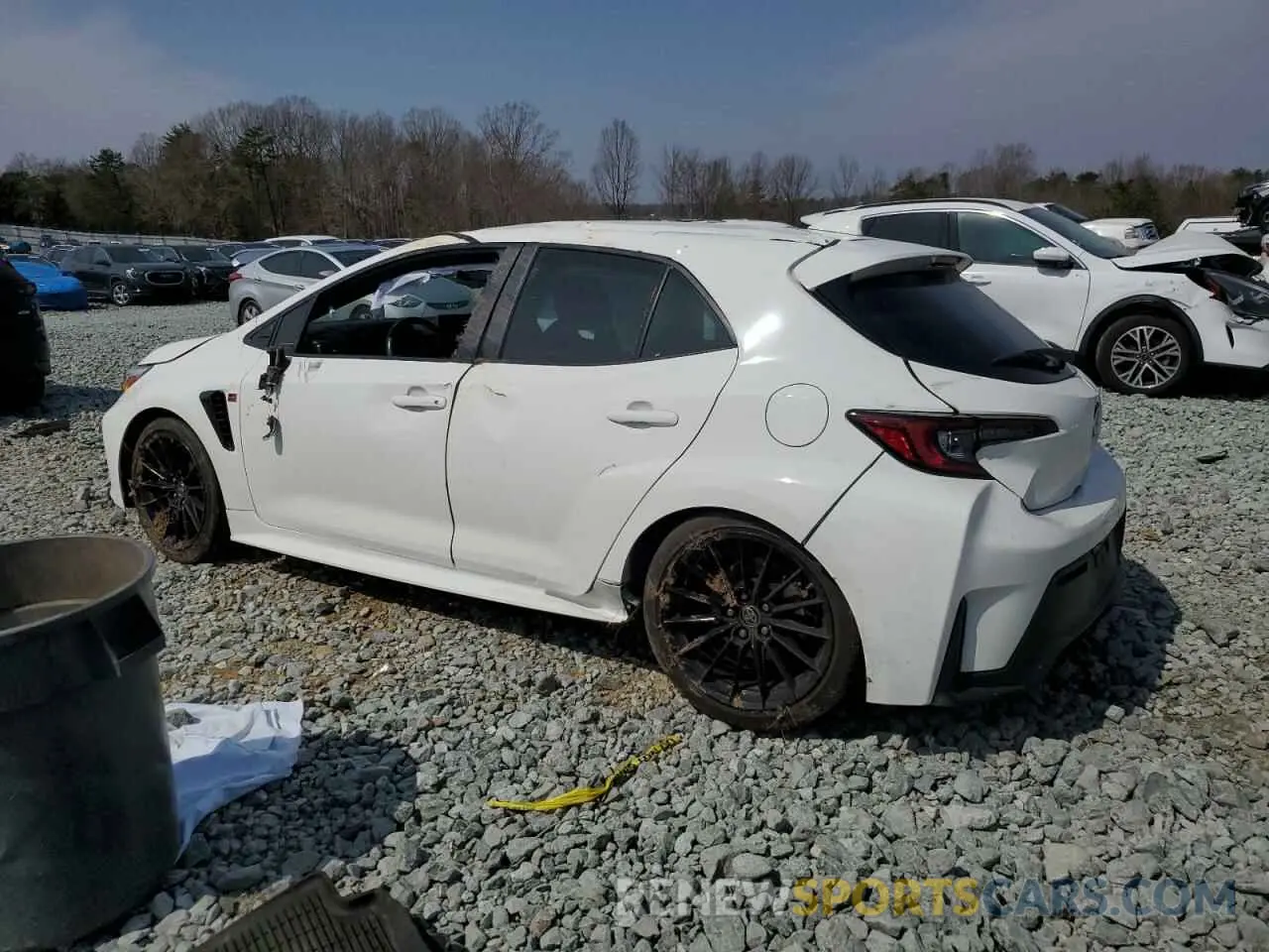2 Photograph of a damaged car JTNABAAE4PA001988 TOYOTA GR COROLLA 2023