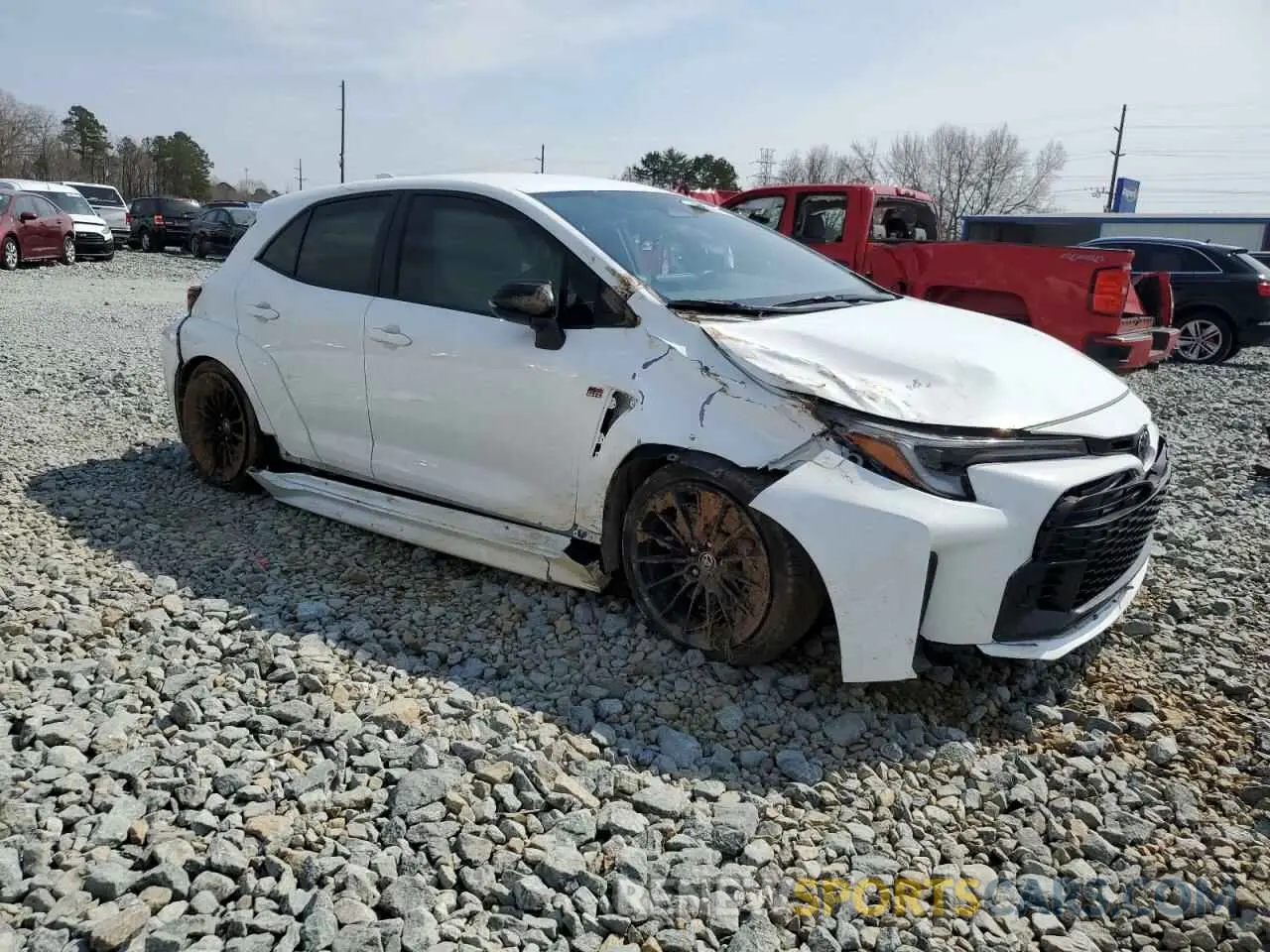 4 Photograph of a damaged car JTNABAAE4PA001988 TOYOTA GR COROLLA 2023