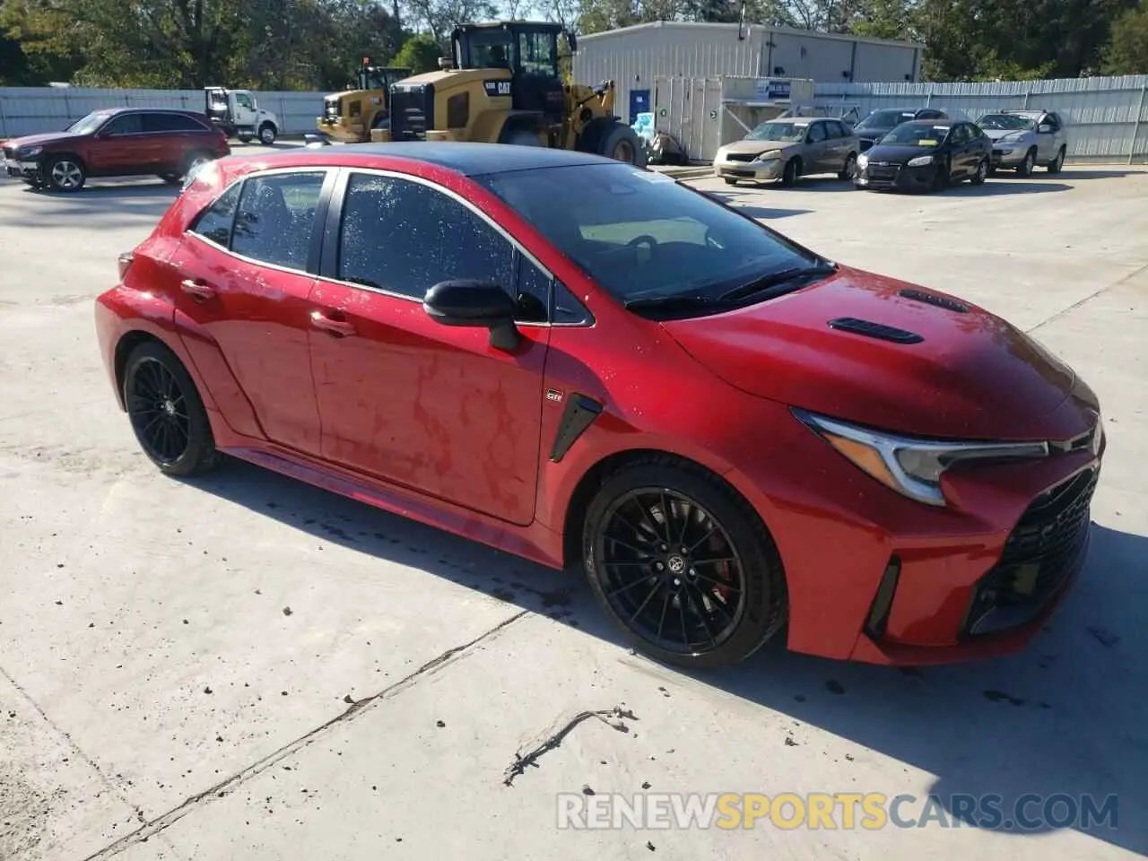 4 Фотография поврежденного автомобиля JTNABAAE6PA005797 TOYOTA GR COROLLA 2023