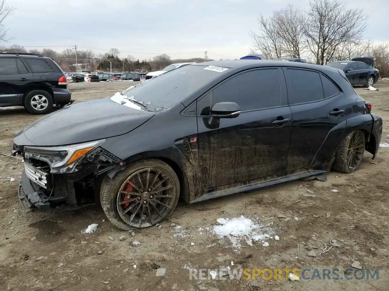 1 Photograph of a damaged car JTNABAAE6PA006156 TOYOTA GR COROLLA 2023