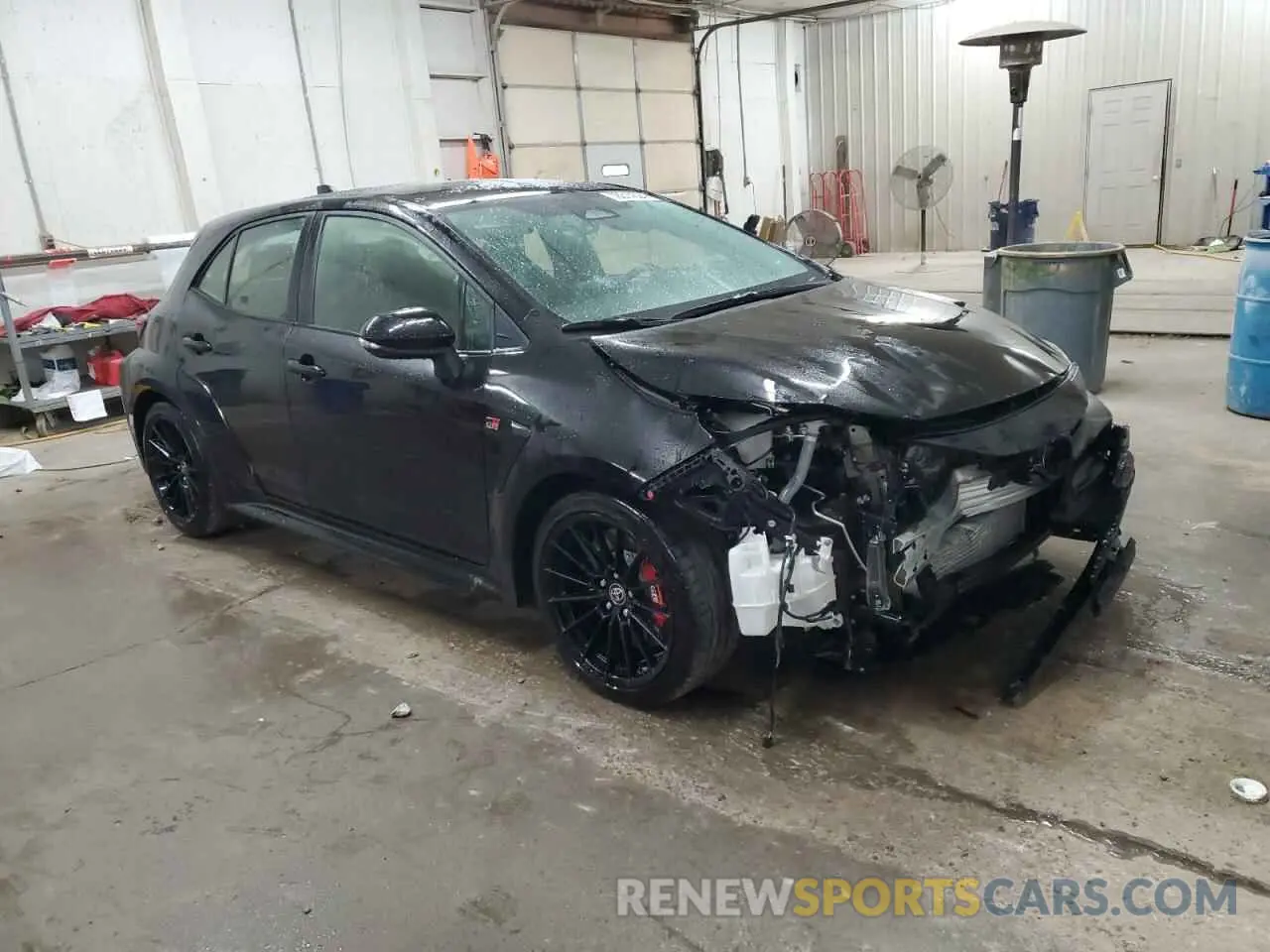4 Фотография поврежденного автомобиля JTNABAAE7PA001421 TOYOTA GR COROLLA 2023