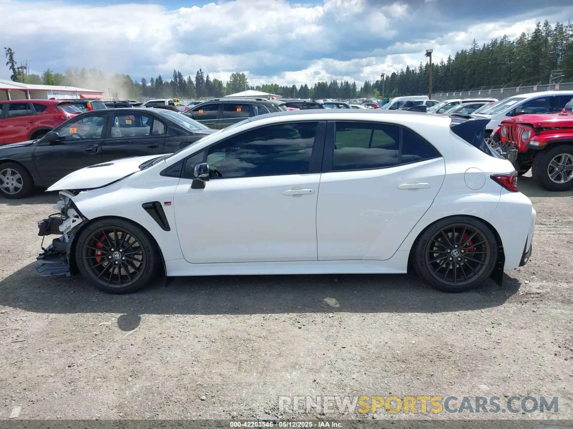 15 Фотография поврежденного автомобиля JTNABAAE8PA004442 TOYOTA GR COROLLA 2023