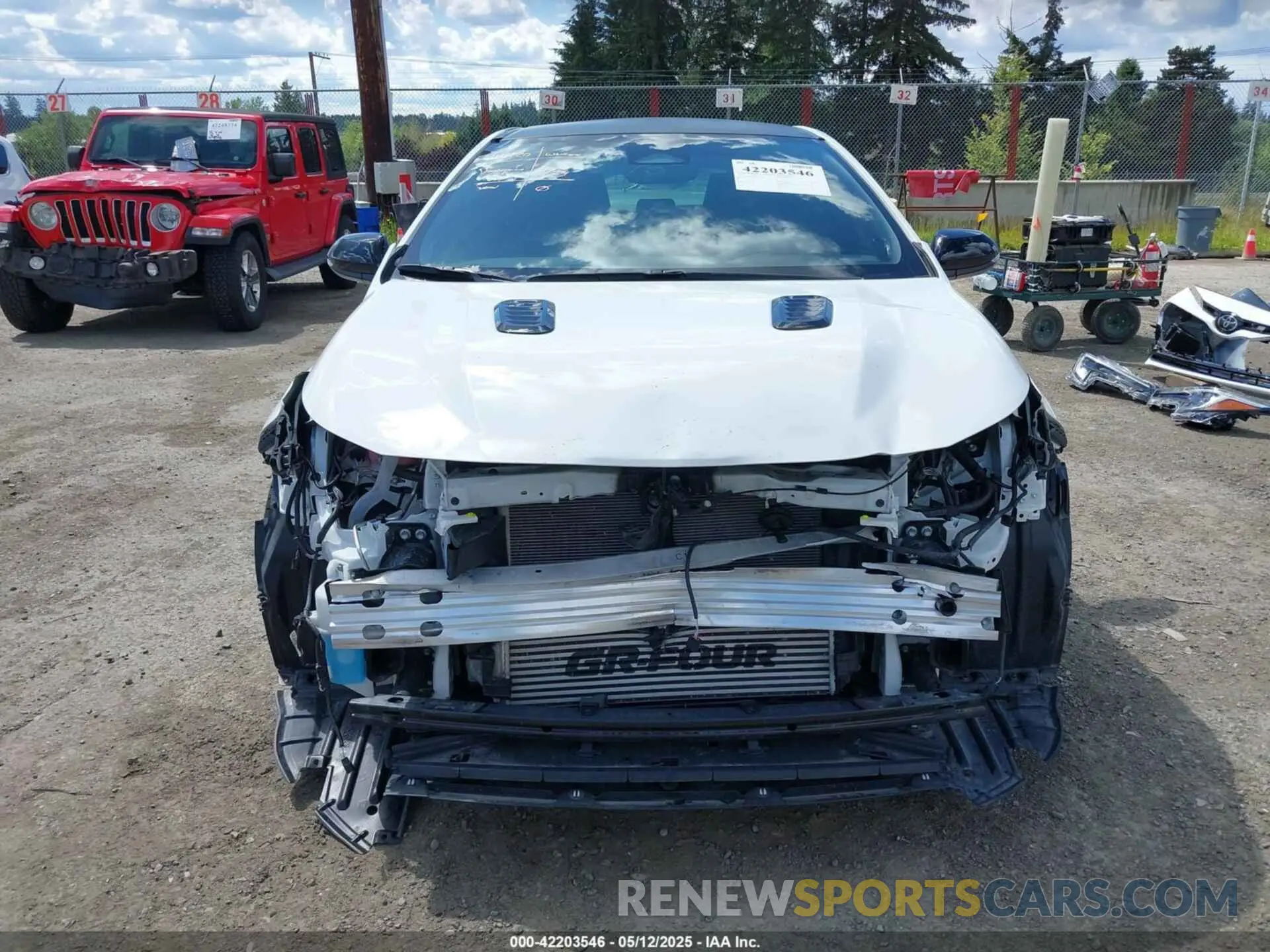 6 Фотография поврежденного автомобиля JTNABAAE8PA004442 TOYOTA GR COROLLA 2023