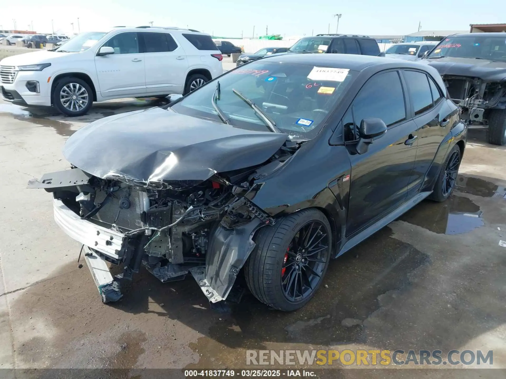 2 Photograph of a damaged car JTNABAAE8PA006823 TOYOTA GR COROLLA 2023