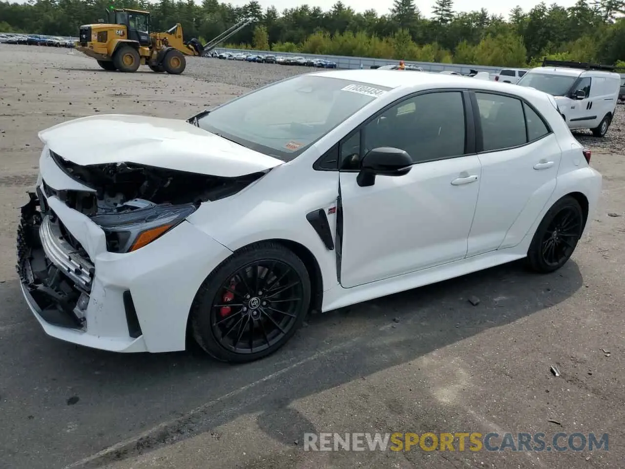1 Photograph of a damaged car JTNABAAE9PA007043 TOYOTA GR COROLLA 2023