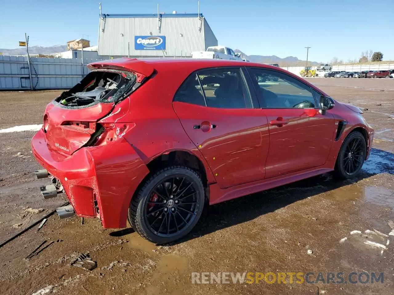 3 Фотография поврежденного автомобиля JTNABAAE1RA012708 TOYOTA GR COROLLA 2024