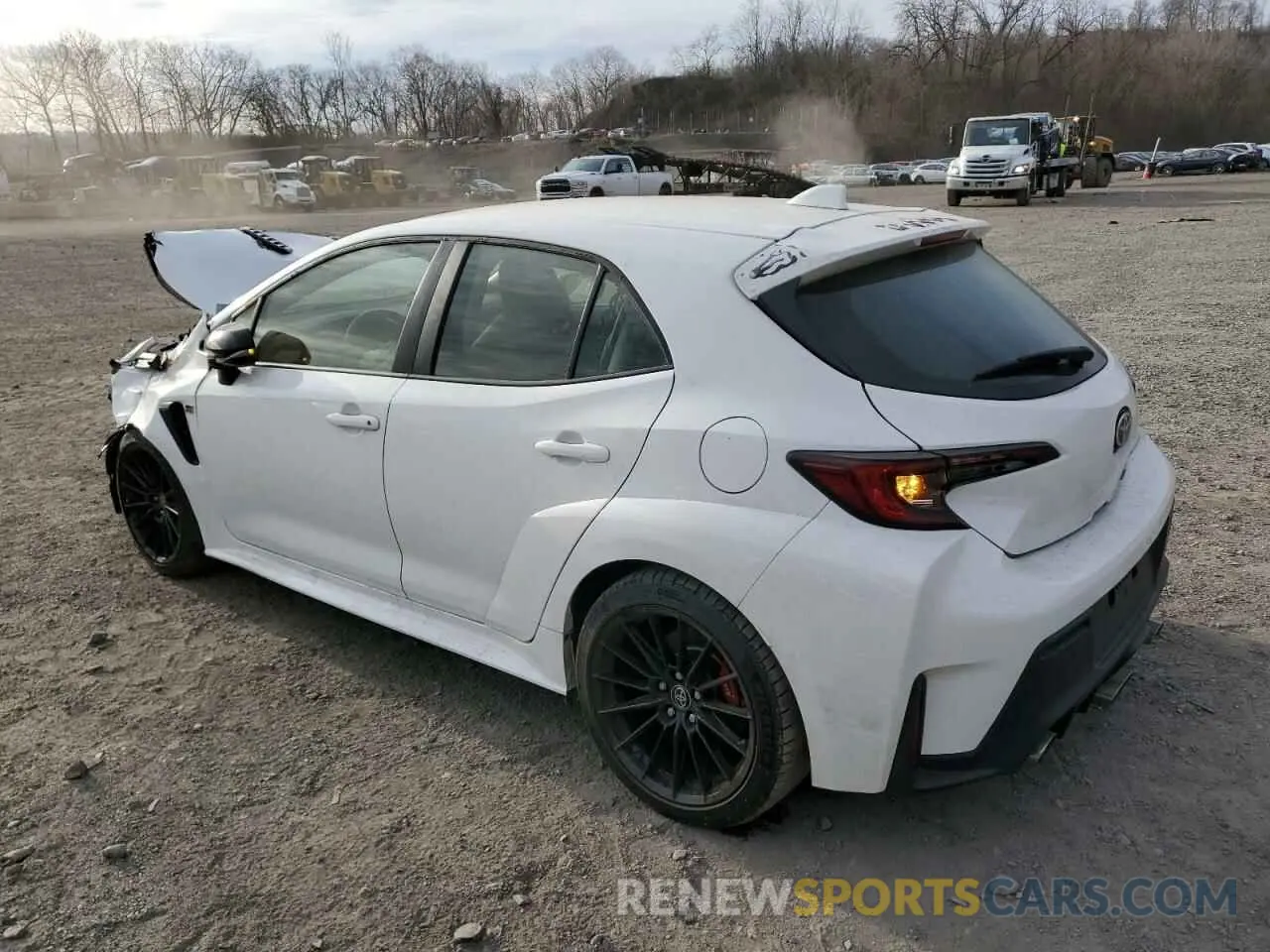 2 Photograph of a damaged car JTNABAAE4RA008183 TOYOTA GR COROLLA 2024
