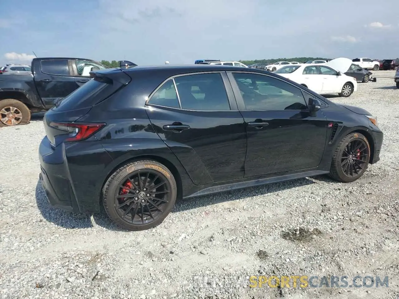 3 Photograph of a damaged car JTNABAAE4RA013576 TOYOTA GR COROLLA 2024