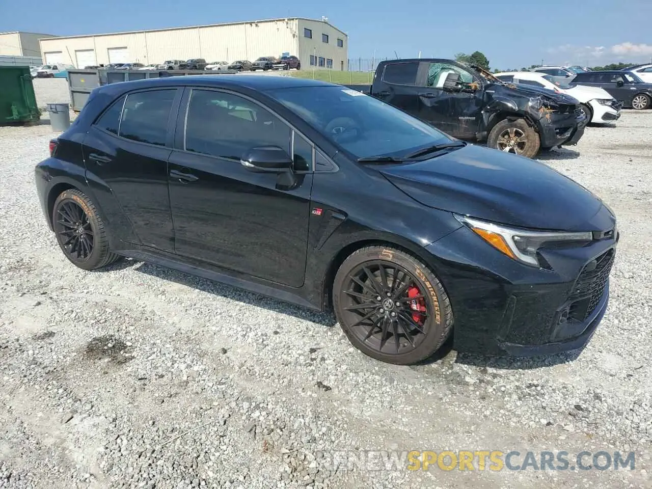 4 Photograph of a damaged car JTNABAAE4RA013576 TOYOTA GR COROLLA 2024