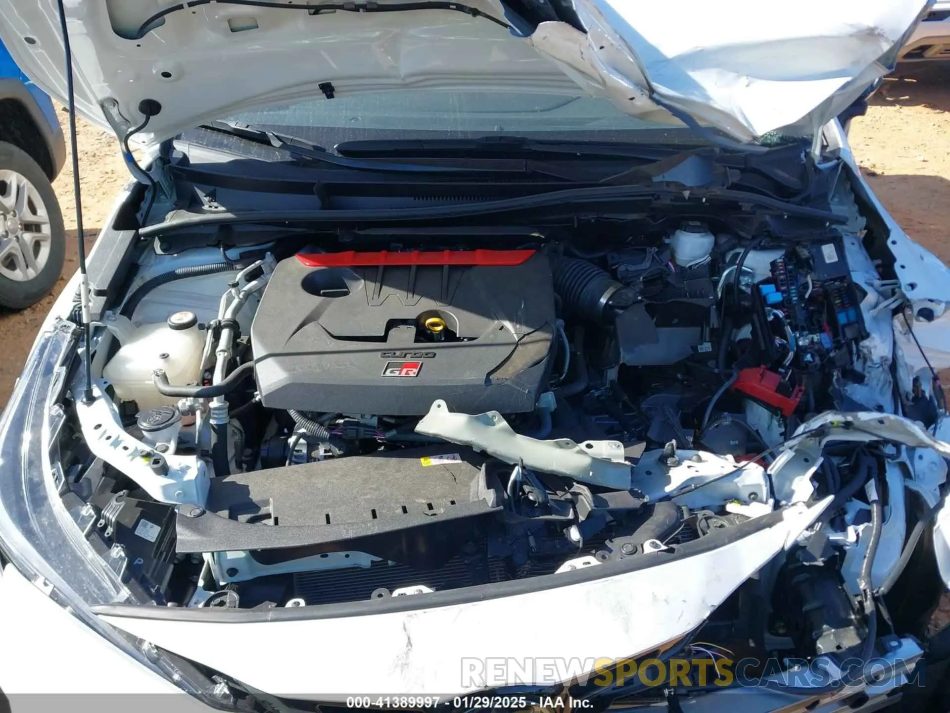 10 Photograph of a damaged car JTNABAAE5RA011139 TOYOTA GR COROLLA 2024