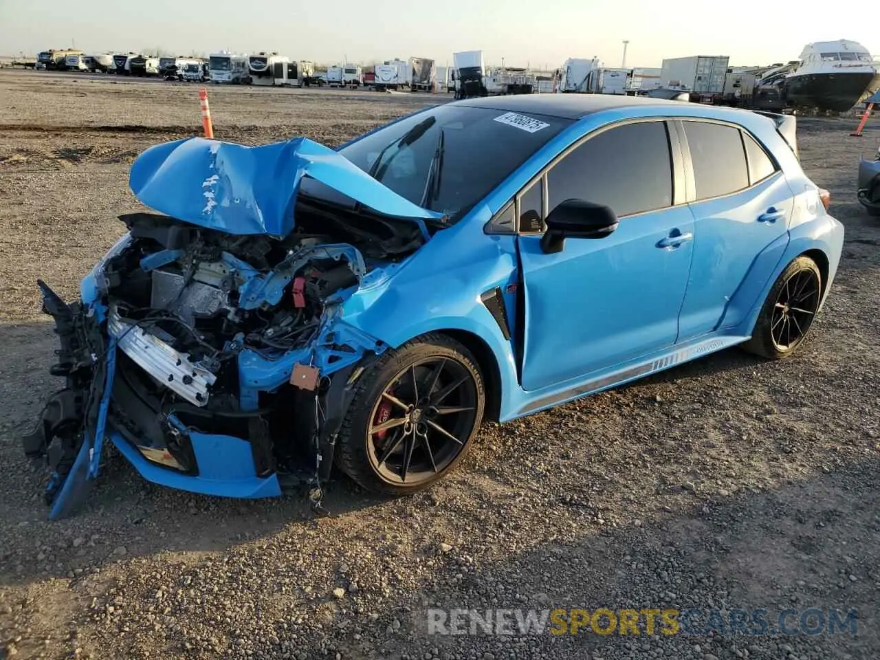 1 Фотография поврежденного автомобиля JTNABAAEXRA013520 TOYOTA GR COROLLA 2024