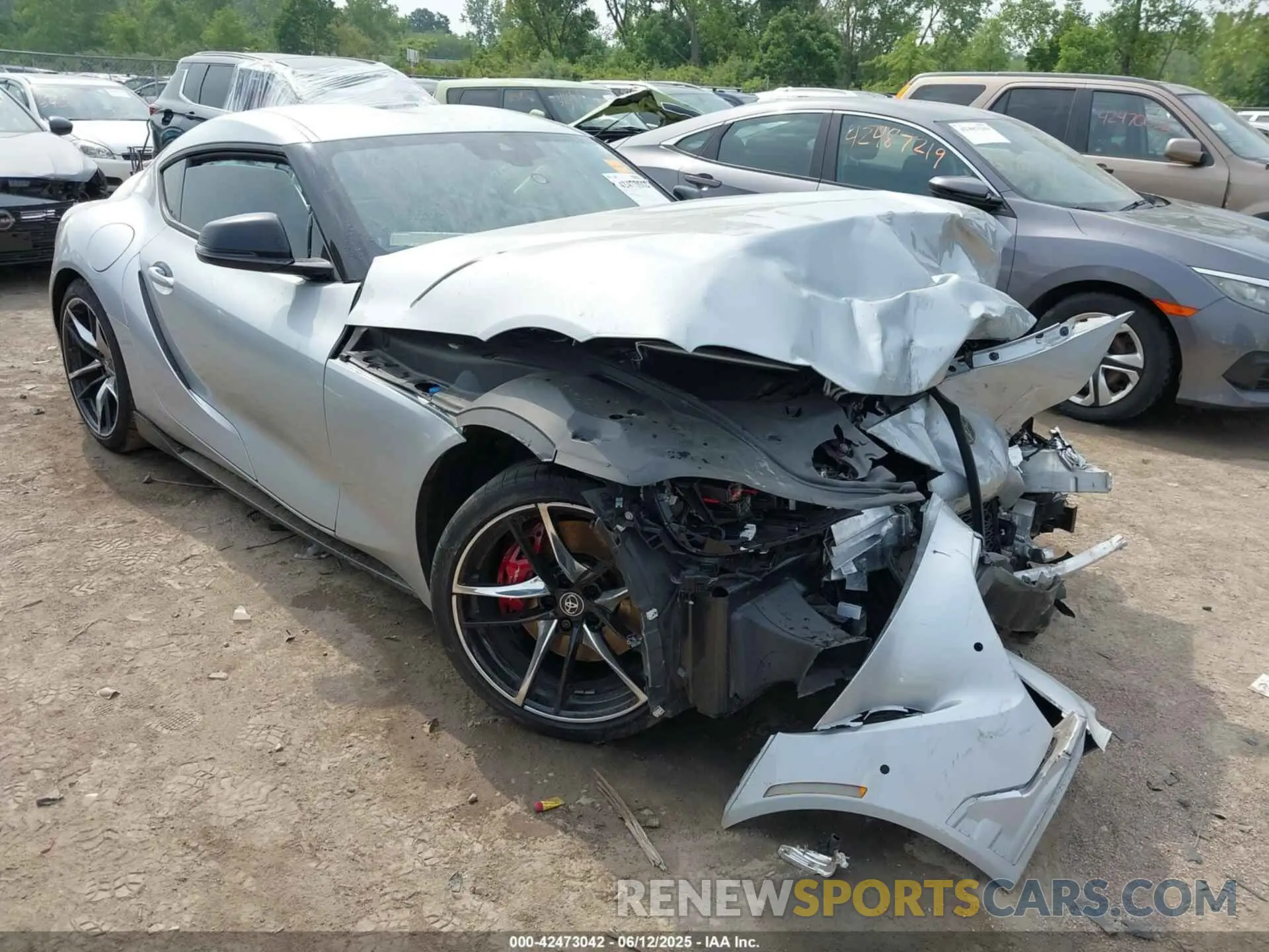 1 Фотография поврежденного автомобиля WZ1DB0C05MW038206 TOYOTA GR SUPRA 2021
