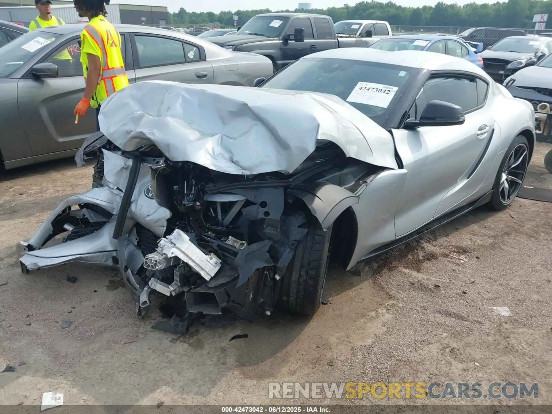 2 Фотография поврежденного автомобиля WZ1DB0C05MW038206 TOYOTA GR SUPRA 2021