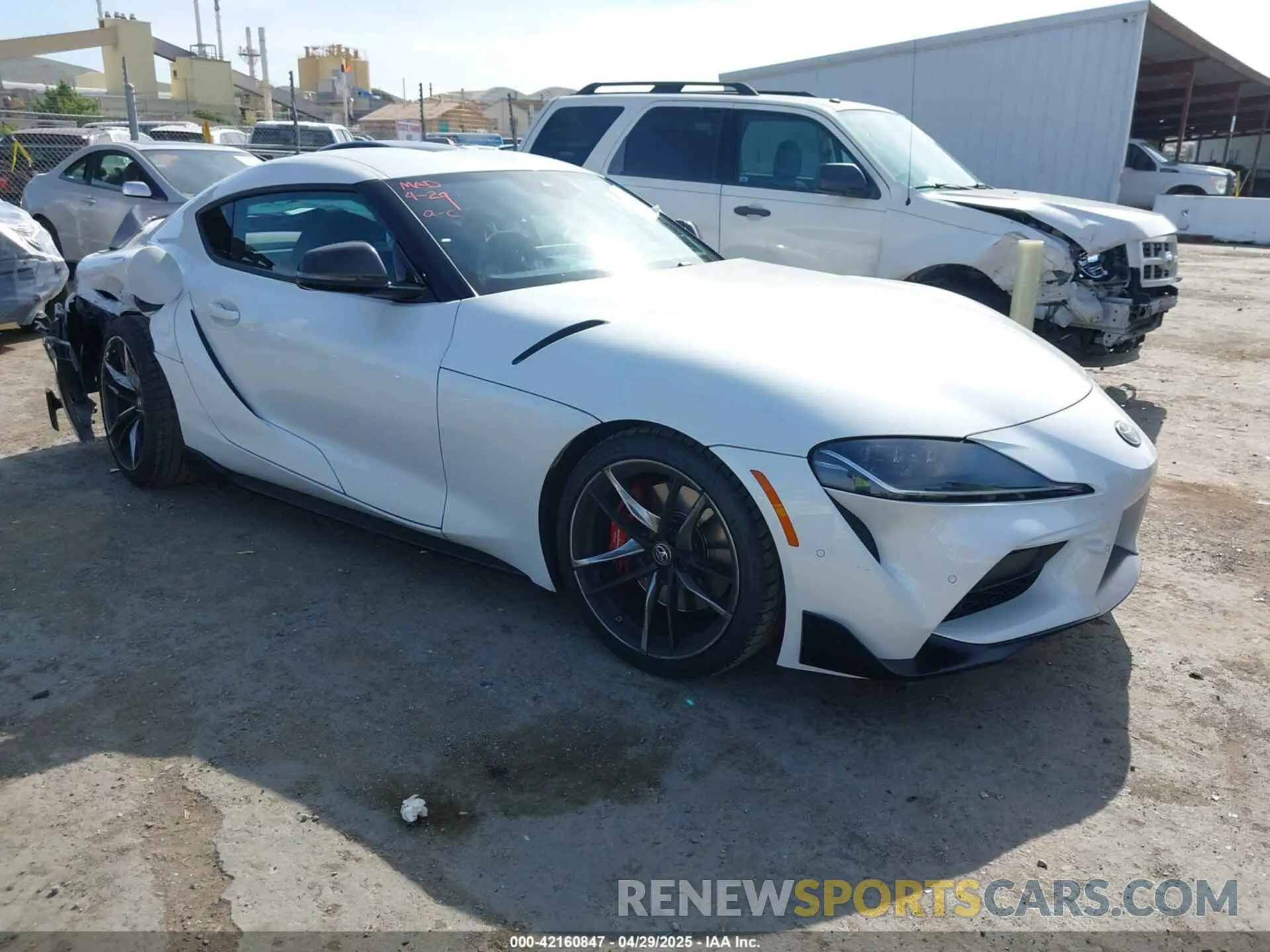 1 Фотография поврежденного автомобиля WZ1DB0C06MW039185 TOYOTA GR SUPRA 2021