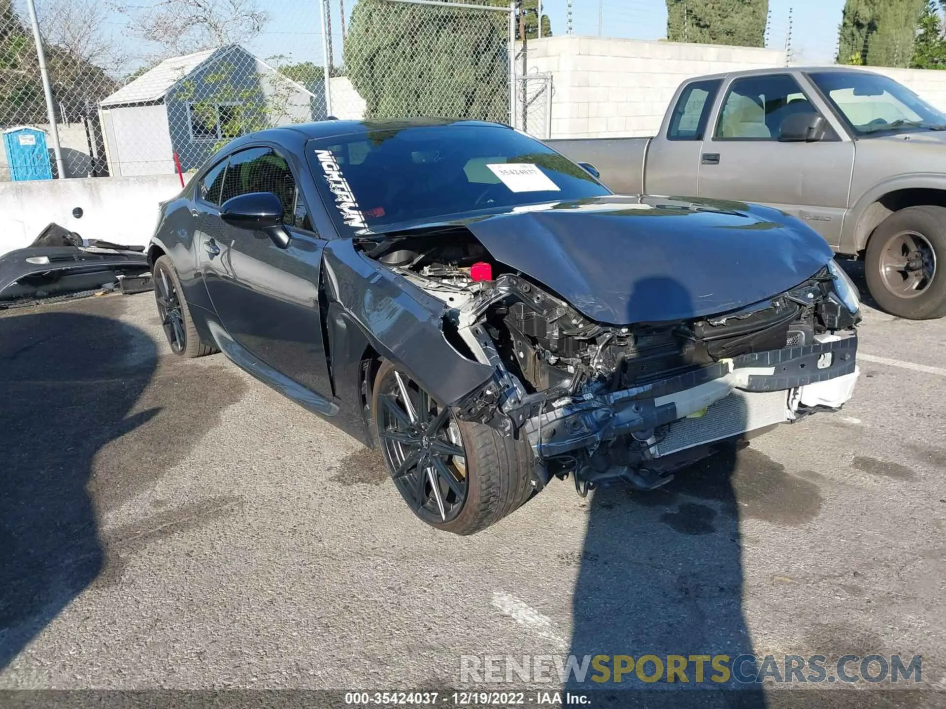 1 Photograph of a damaged car JF1ZNBB12N9754679 TOYOTA GR86 2022