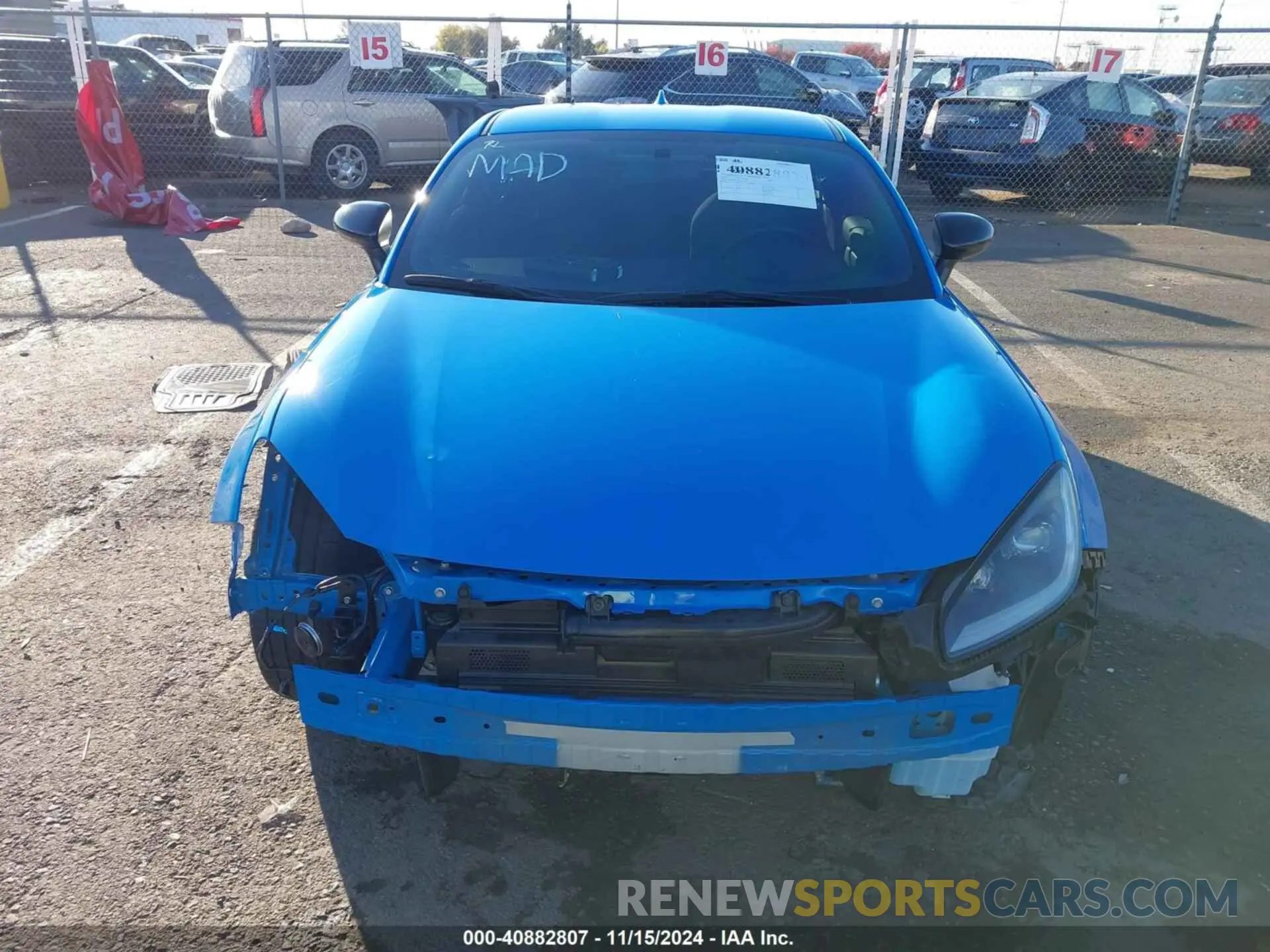 13 Photograph of a damaged car JF1ZNBC11N8750854 TOYOTA GR86 2022