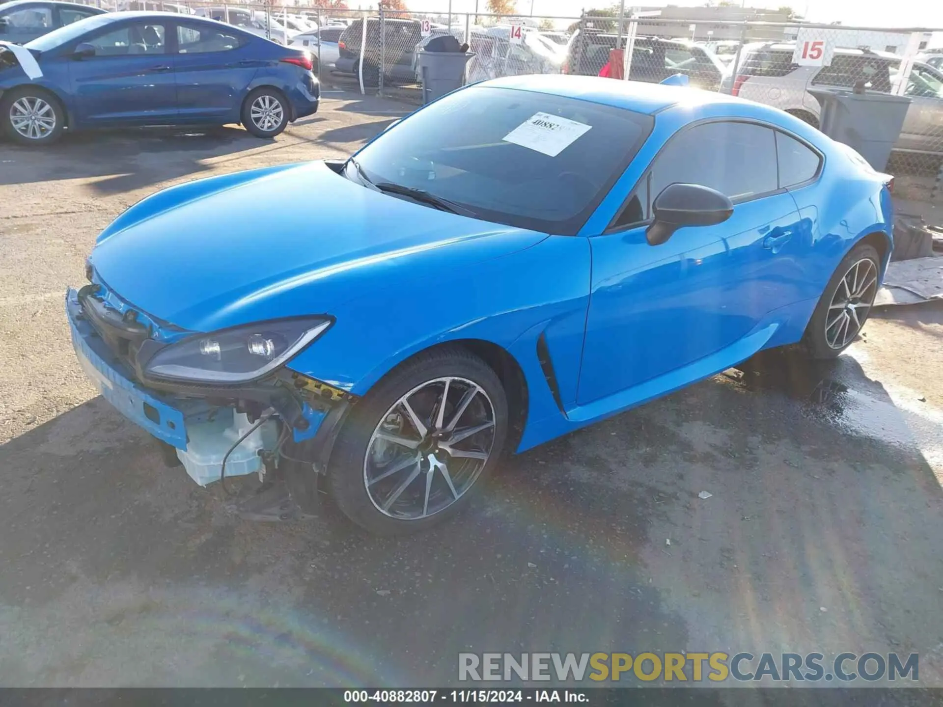 2 Photograph of a damaged car JF1ZNBC11N8750854 TOYOTA GR86 2022