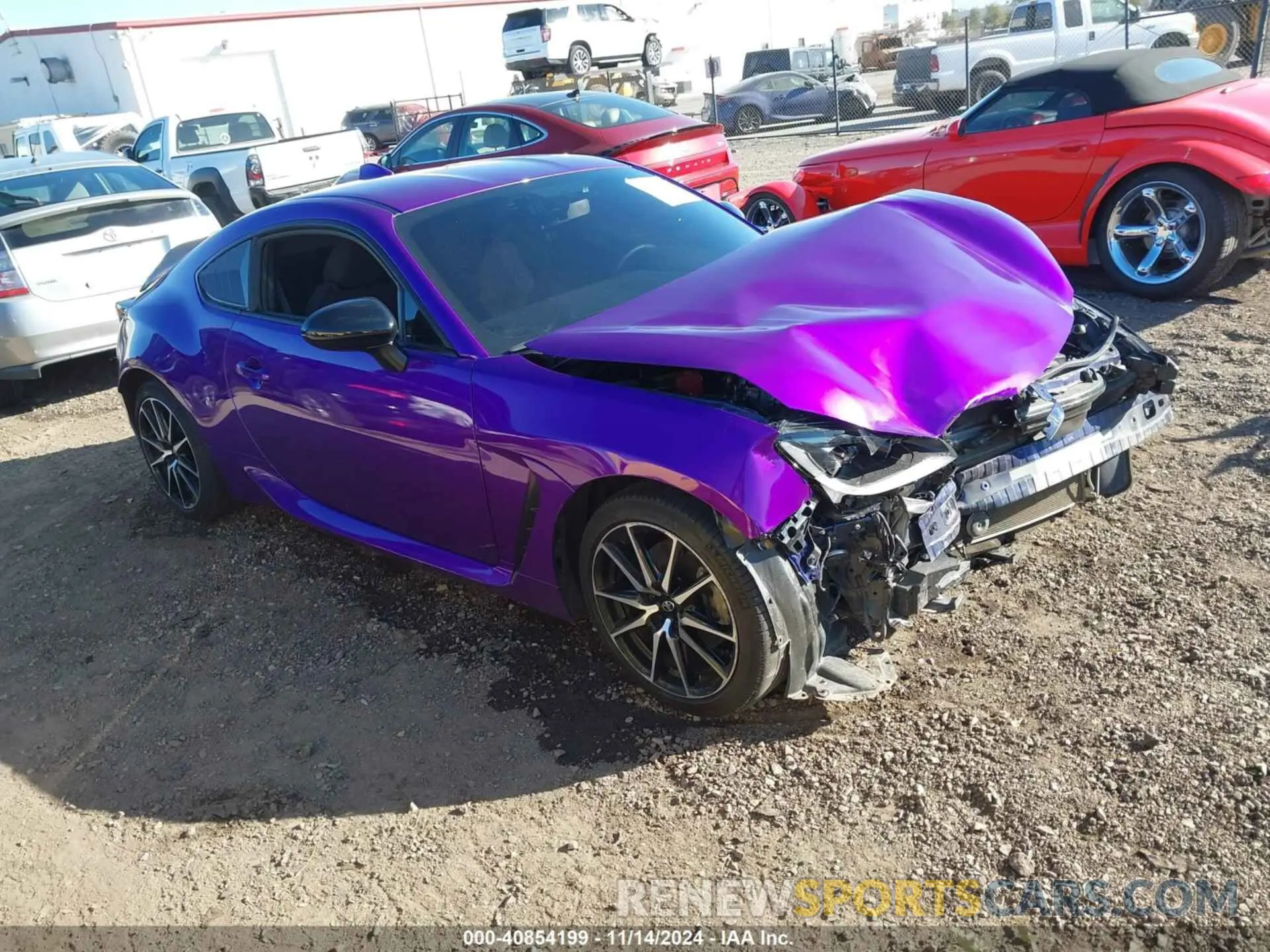 1 Photograph of a damaged car JF1ZNBC17N8755928 TOYOTA GR86 2022