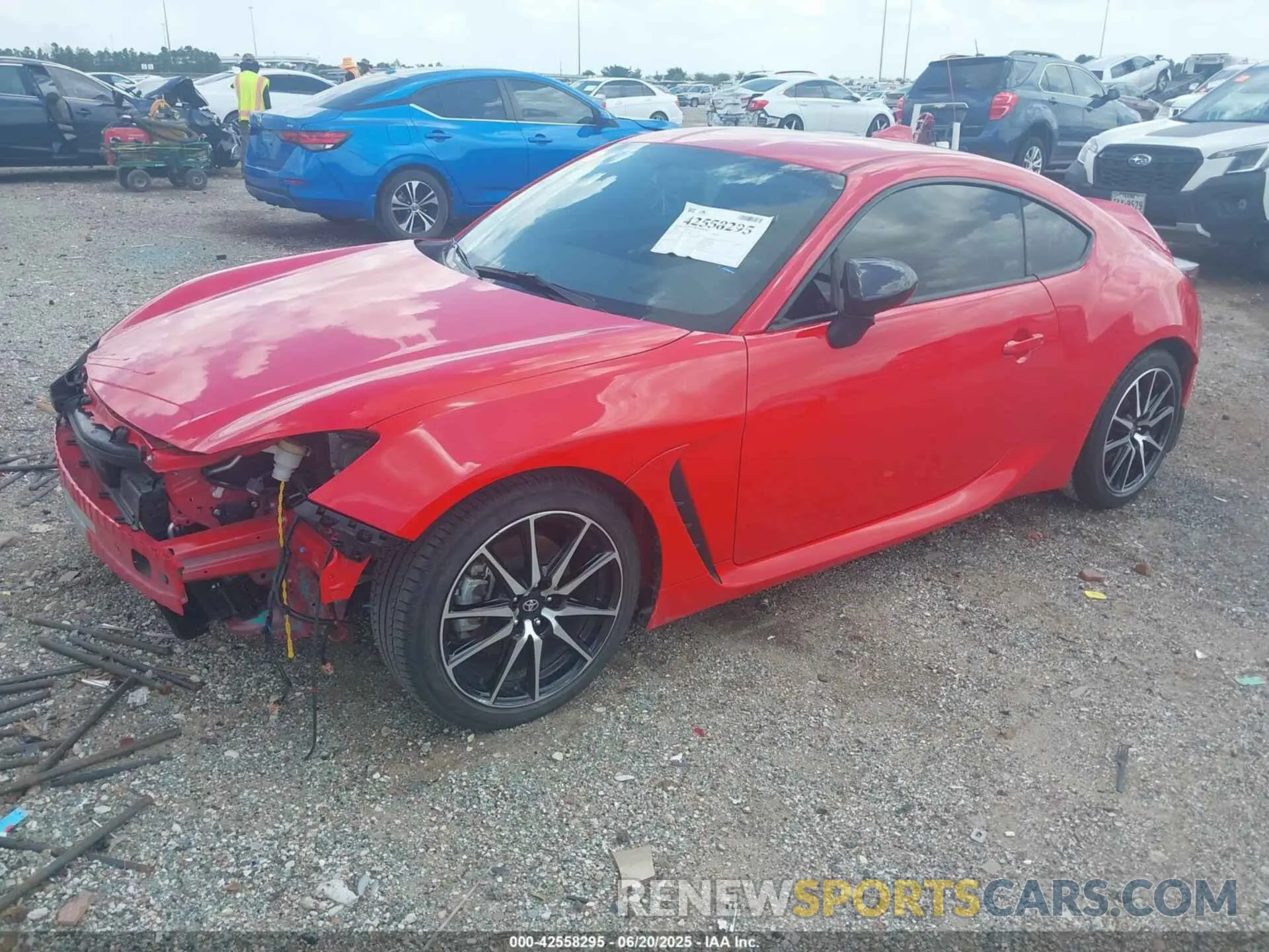 2 Photograph of a damaged car JF1ZNBB15P9759071 TOYOTA GR86 2023