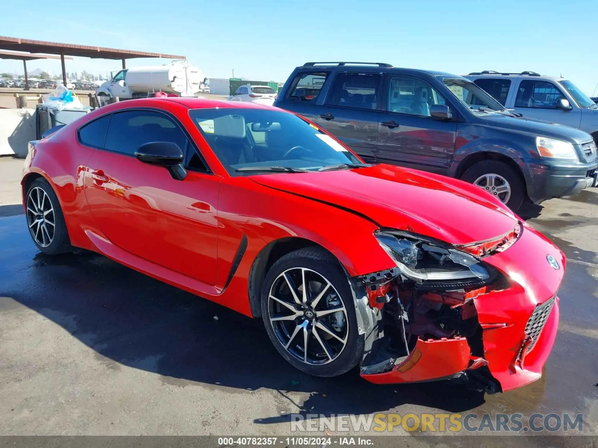 1 Photograph of a damaged car JF1ZNBB17P9759301 TOYOTA GR86 2023