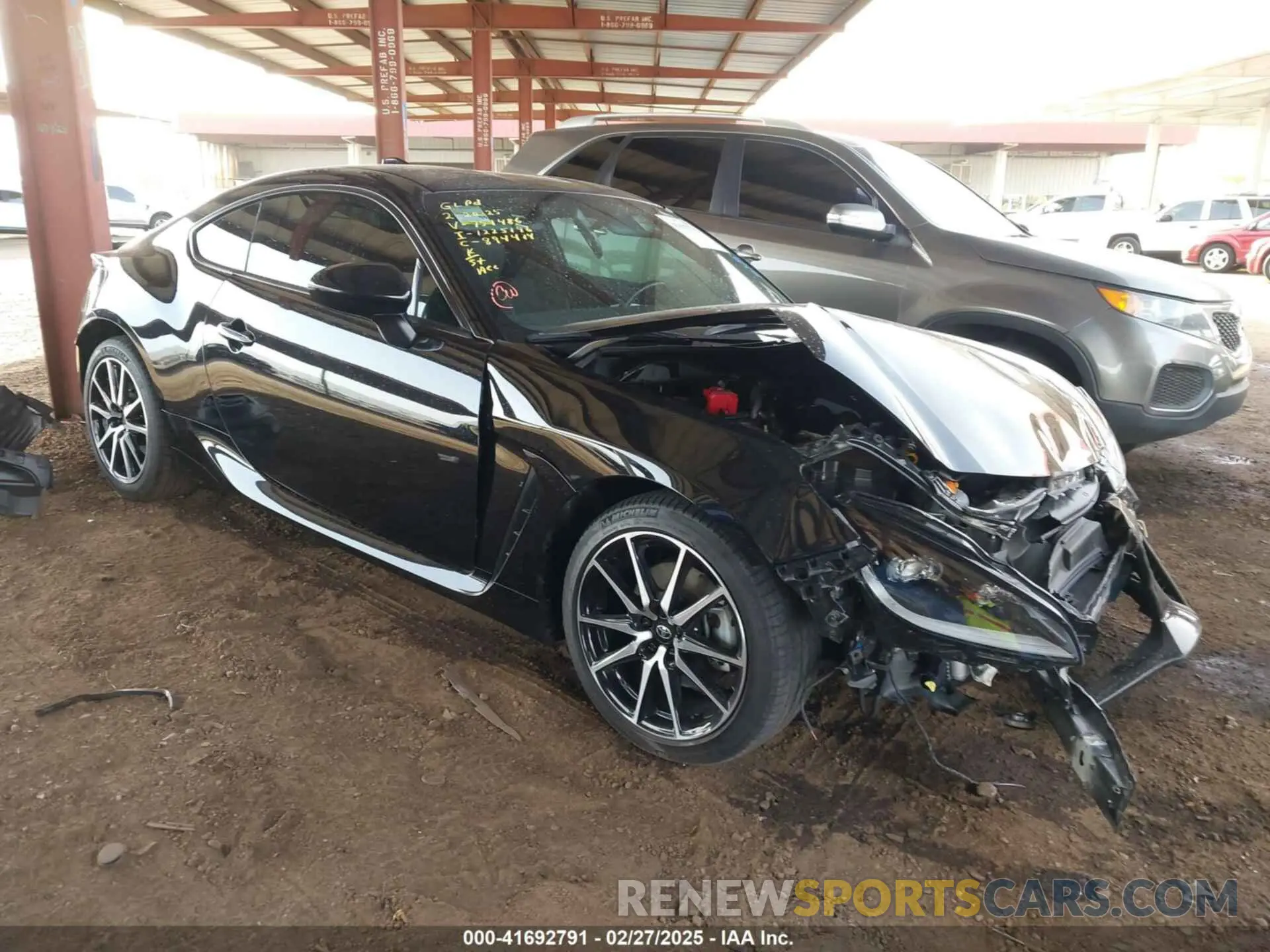 1 Photograph of a damaged car JF1ZNBC1XP8751486 TOYOTA GR86 2023