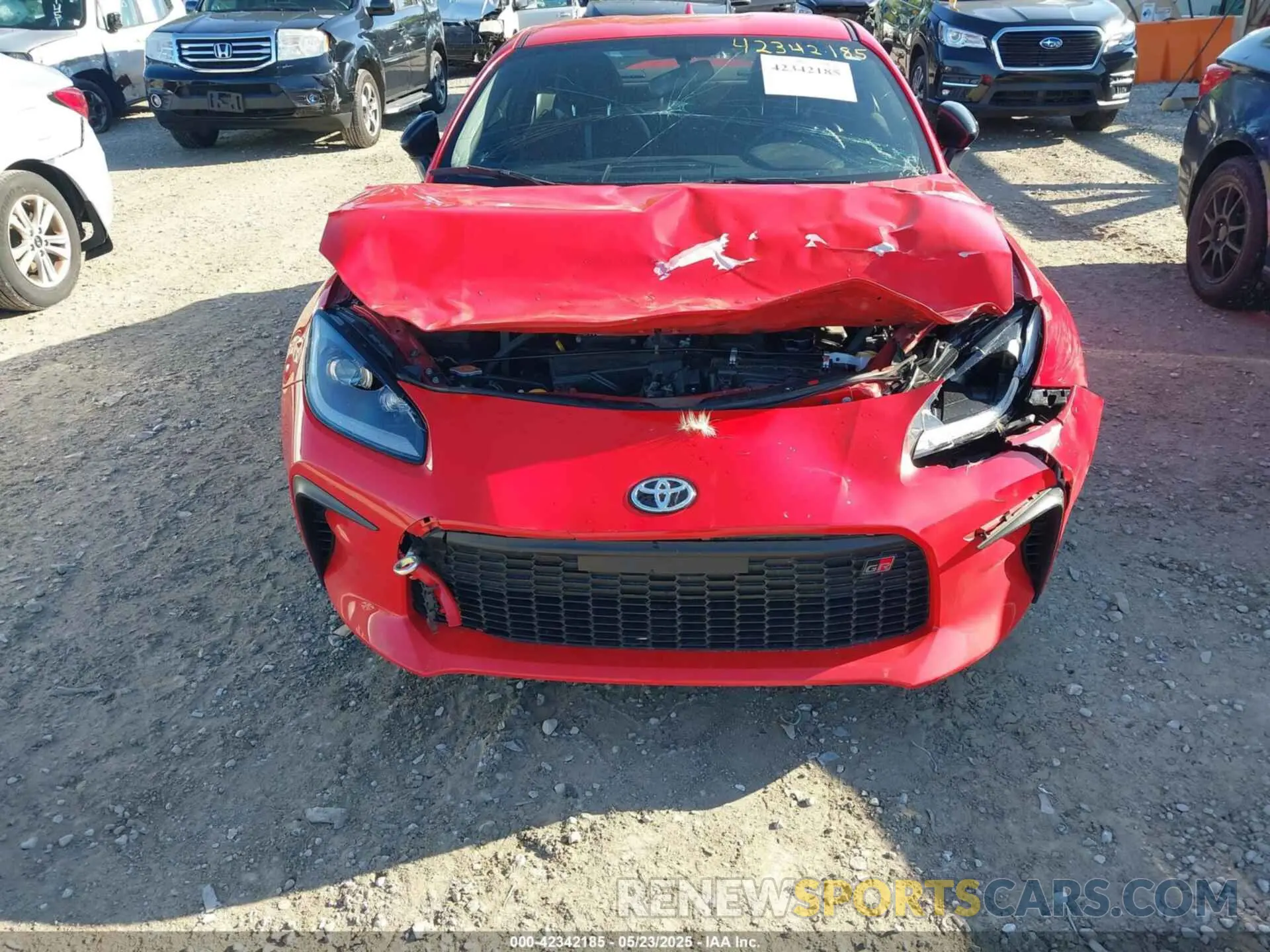 6 Photograph of a damaged car JF1ZNBE11P9760973 TOYOTA GR86 2023