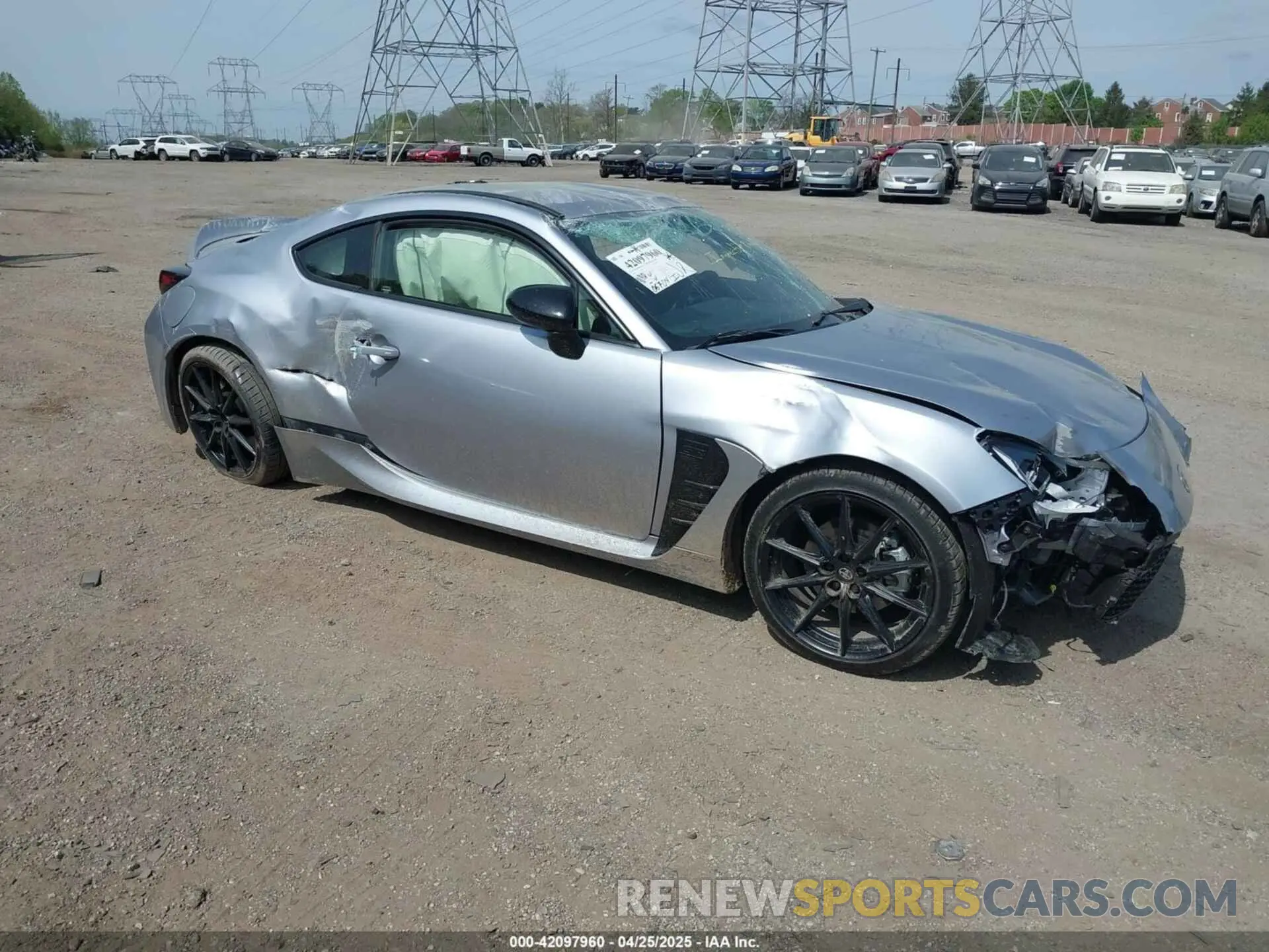 1 Photograph of a damaged car JF1ZNBE16P9764453 TOYOTA GR86 2023