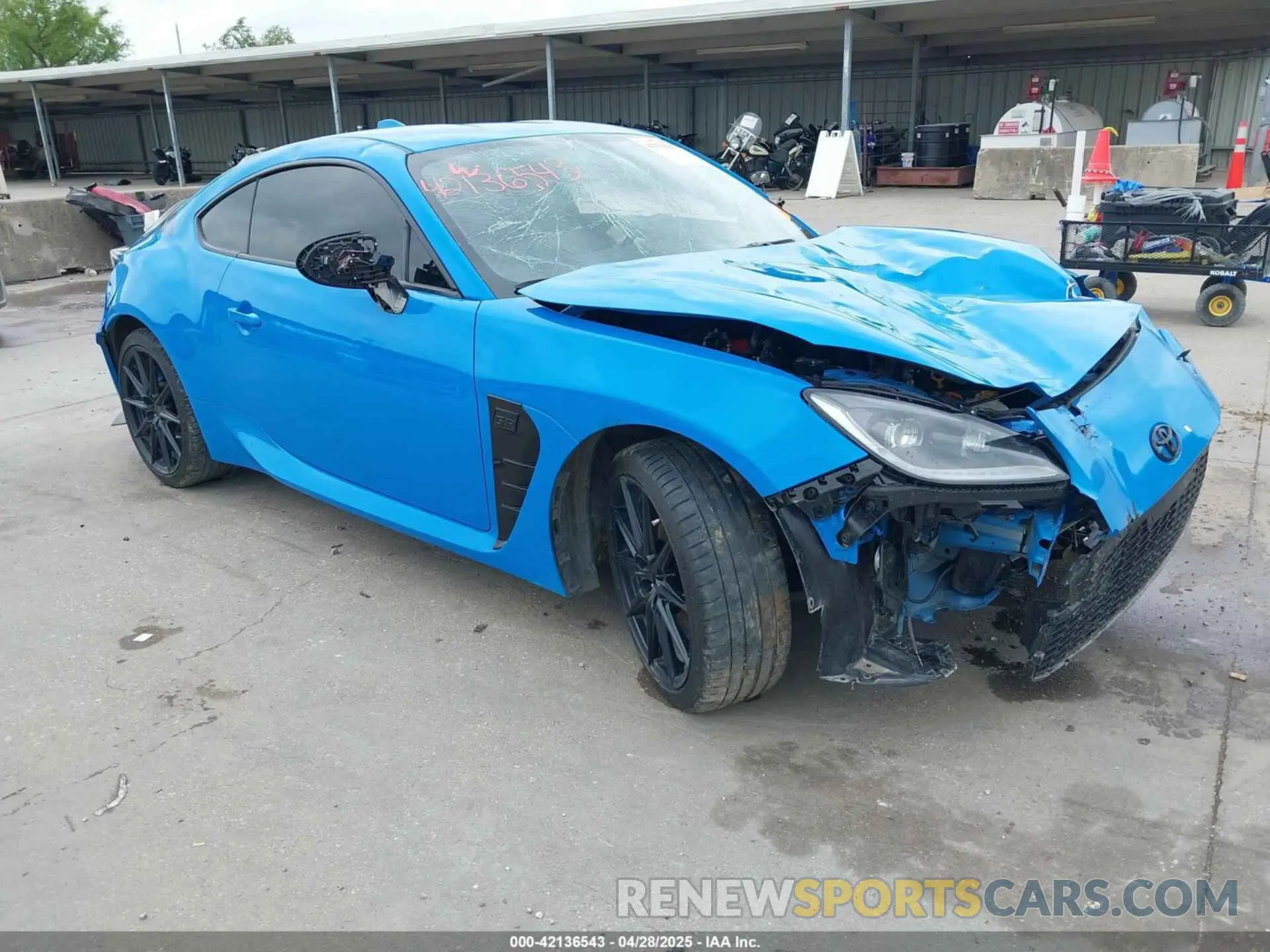1 Photograph of a damaged car JF1ZNBF13P8758193 TOYOTA GR86 2023