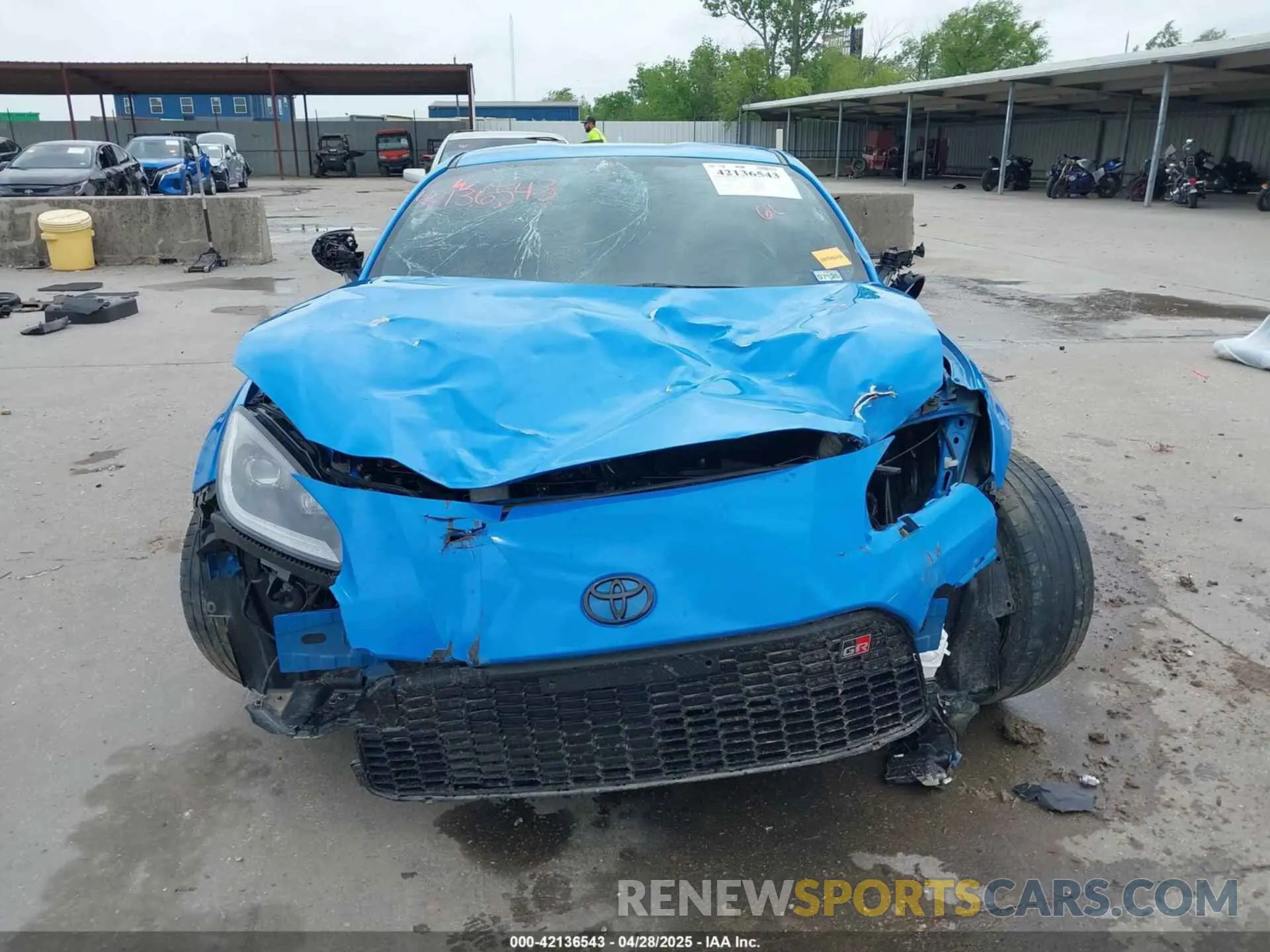 13 Photograph of a damaged car JF1ZNBF13P8758193 TOYOTA GR86 2023