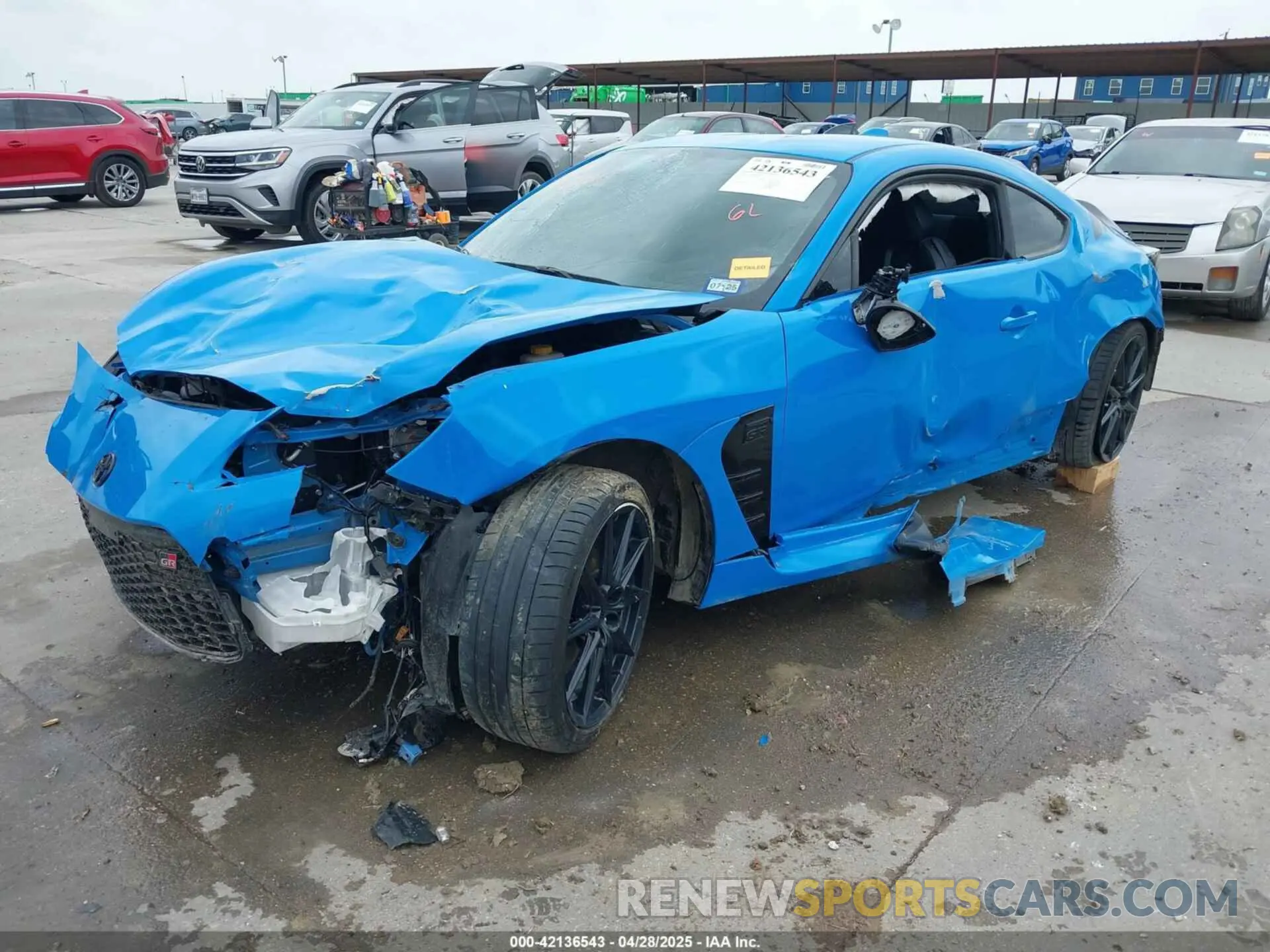 2 Photograph of a damaged car JF1ZNBF13P8758193 TOYOTA GR86 2023