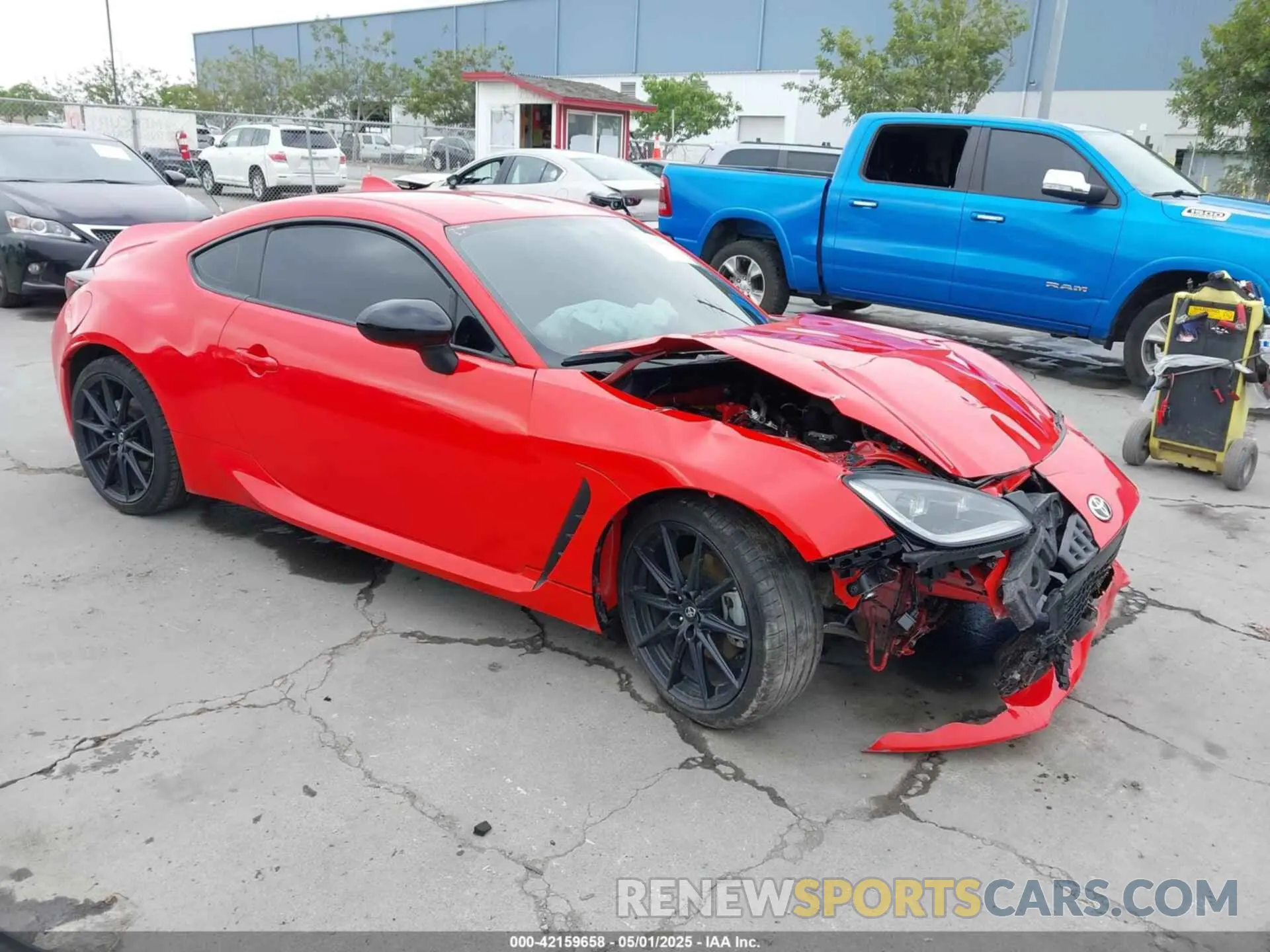 1 Photograph of a damaged car JF1ZNBF17P8765082 TOYOTA GR86 2023