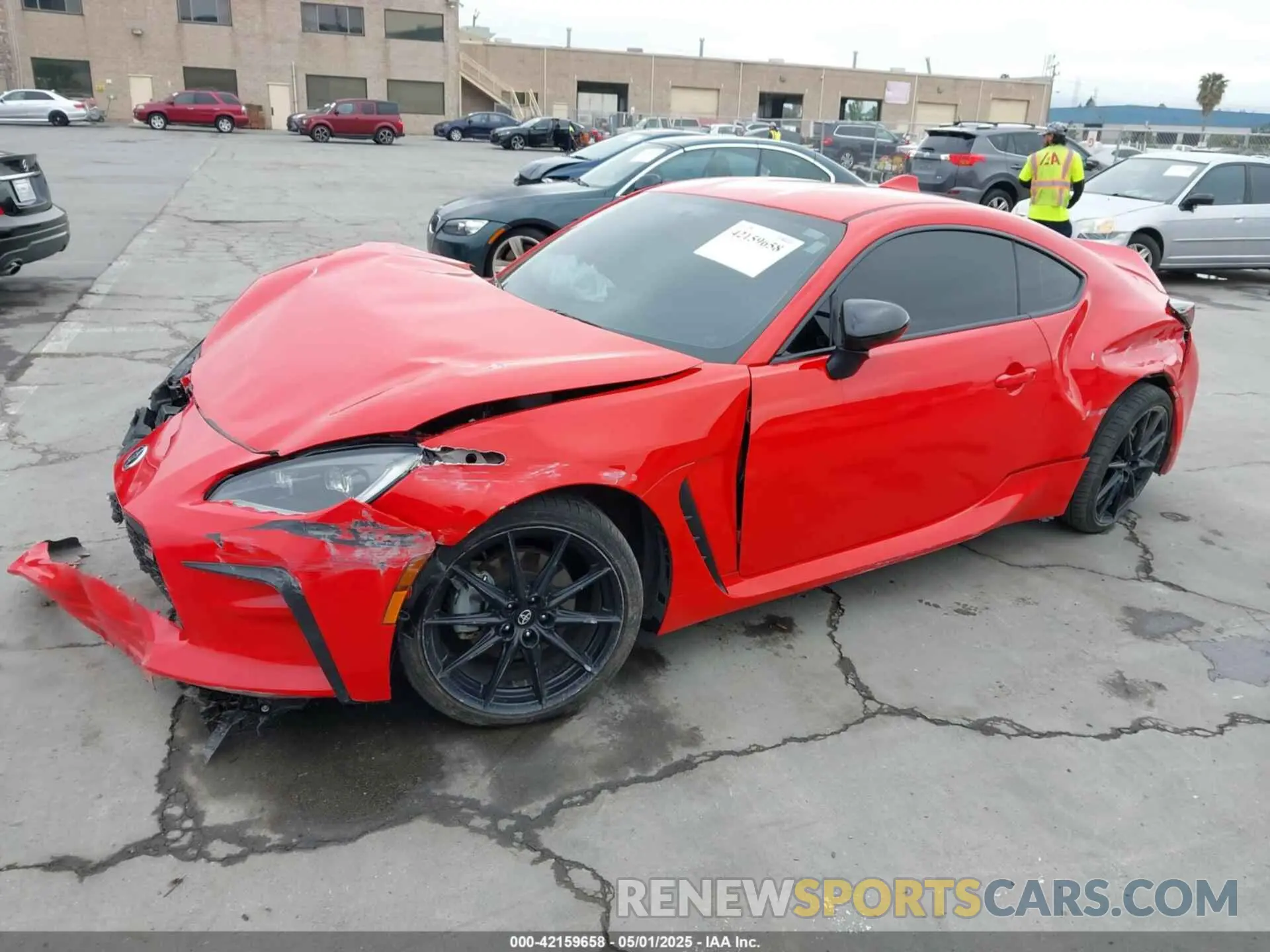 2 Photograph of a damaged car JF1ZNBF17P8765082 TOYOTA GR86 2023