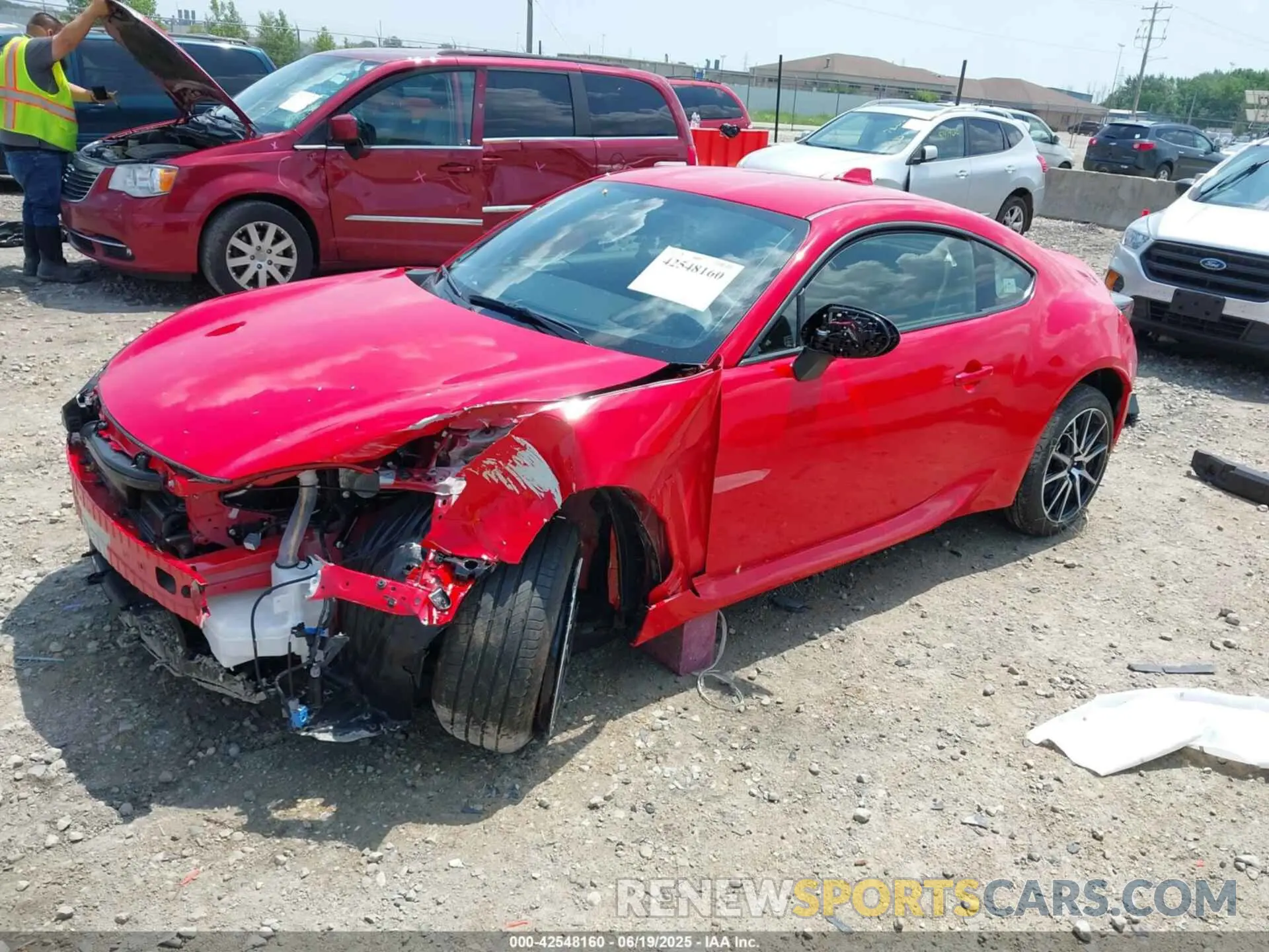 2 Photograph of a damaged car JF1ZNBB16S9755023 TOYOTA GR86 2025