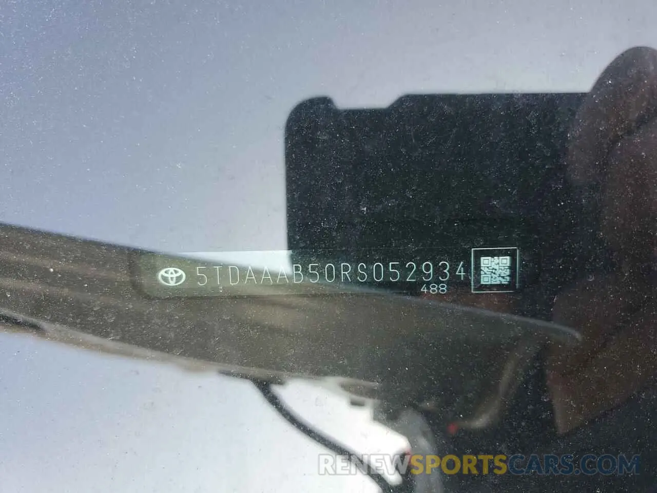 13 Photograph of a damaged car 5TDAAAB50RS052934 TOYOTA GRAND HIGH 2024