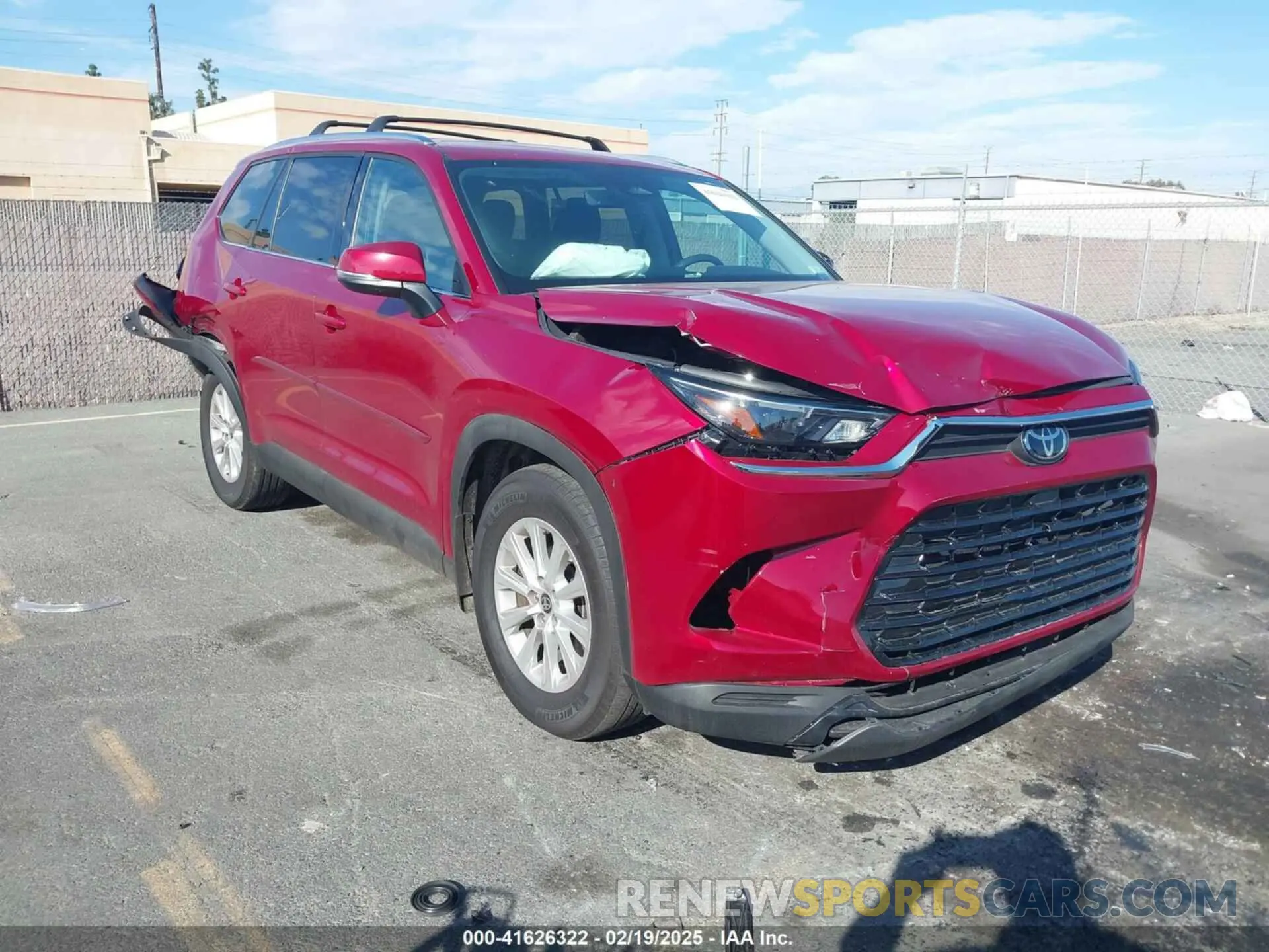 1 Photograph of a damaged car 5TDAAAA53RS008265 TOYOTA GRAND HIGHLANDER 2024