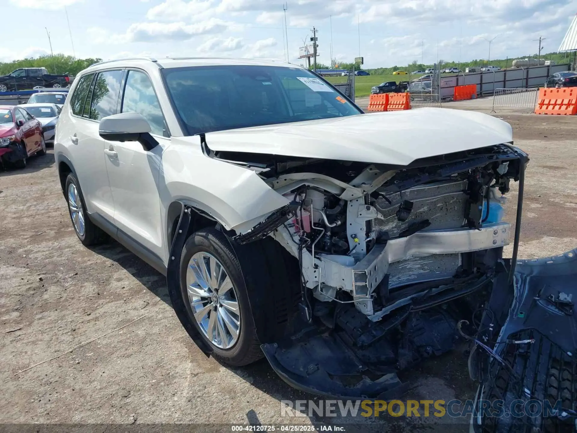 1 Photograph of a damaged car 5TDAAAB57RS015864 TOYOTA GRAND HIGHLANDER 2024