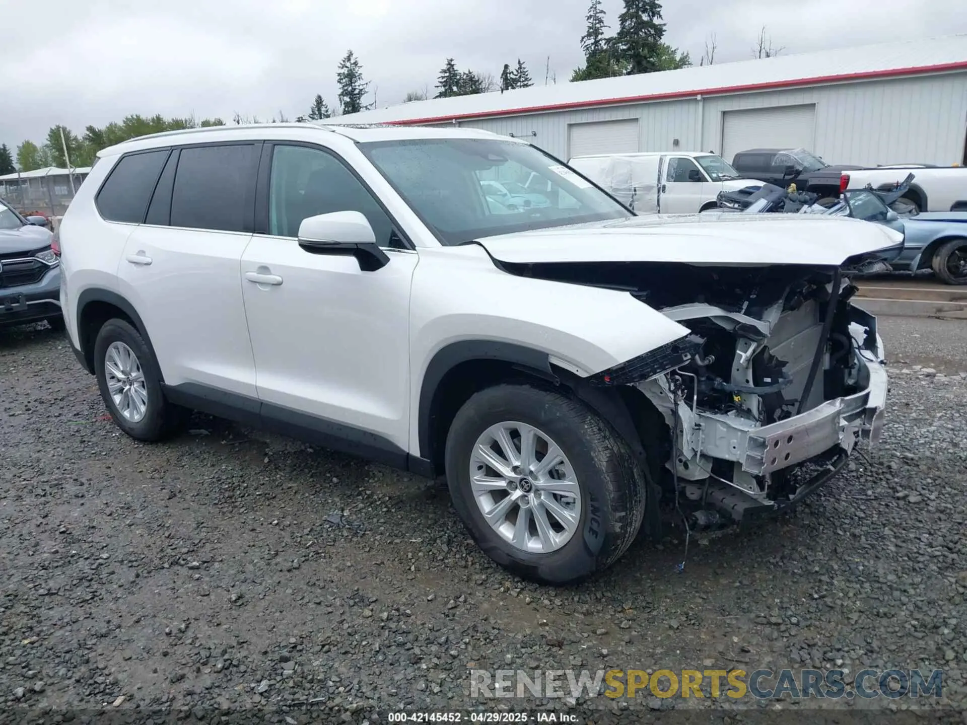 1 Photograph of a damaged car 5TDACAB57RS009802 TOYOTA GRAND HIGHLANDER 2024