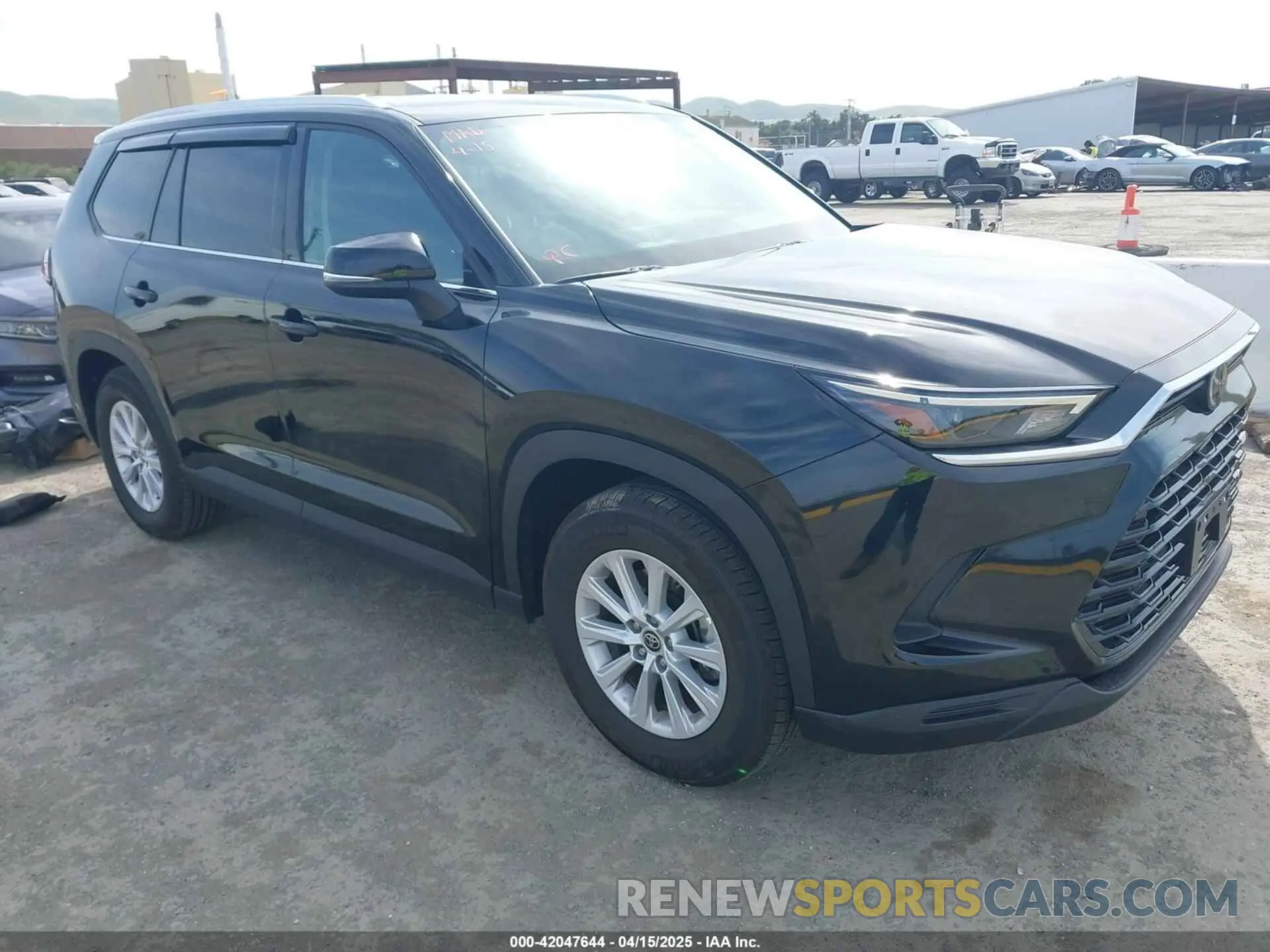 1 Photograph of a damaged car 5TDACAB57RS030827 TOYOTA GRAND HIGHLANDER 2024