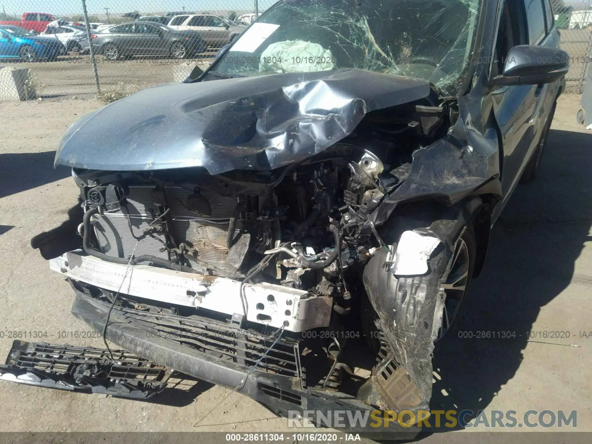 6 Фотография поврежденного автомобиля 5TDBGRFH0KS062519 TOYOTA HIGHLANDER 2019