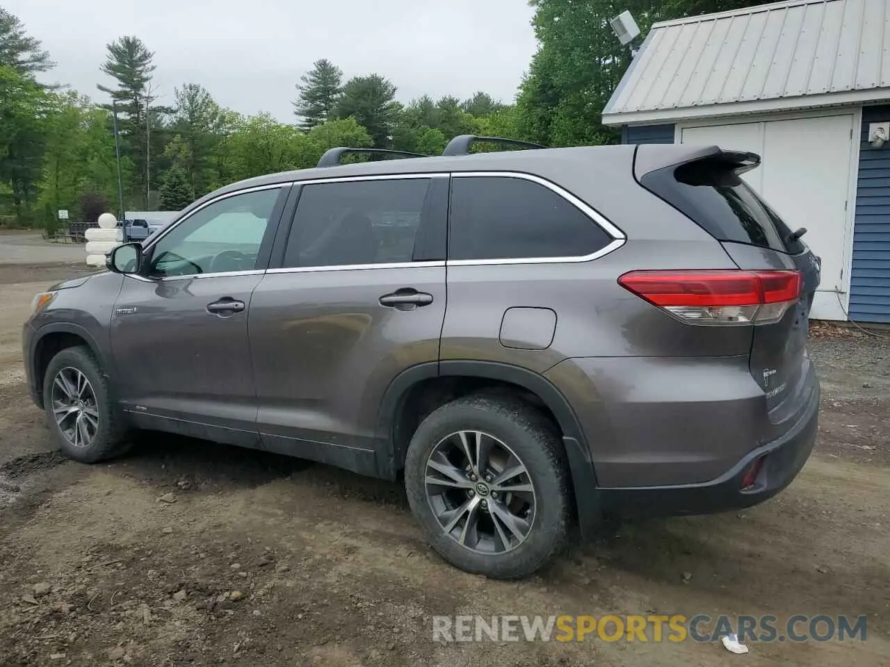 2 Фотография поврежденного автомобиля 5TDBGRFH4KS065908 TOYOTA HIGHLANDER 2019