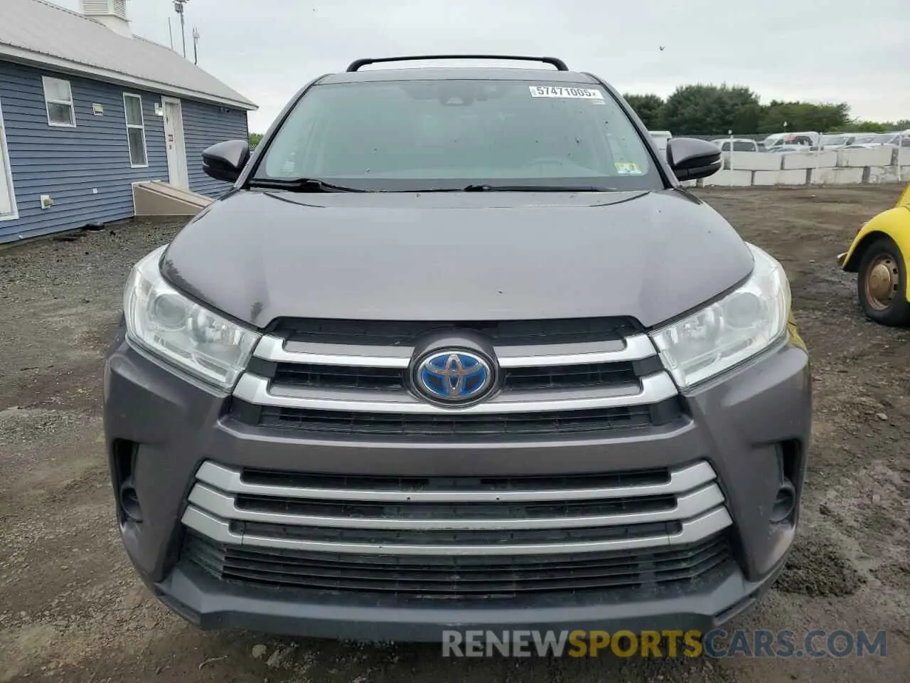 5 Фотография поврежденного автомобиля 5TDBGRFH4KS065908 TOYOTA HIGHLANDER 2019
